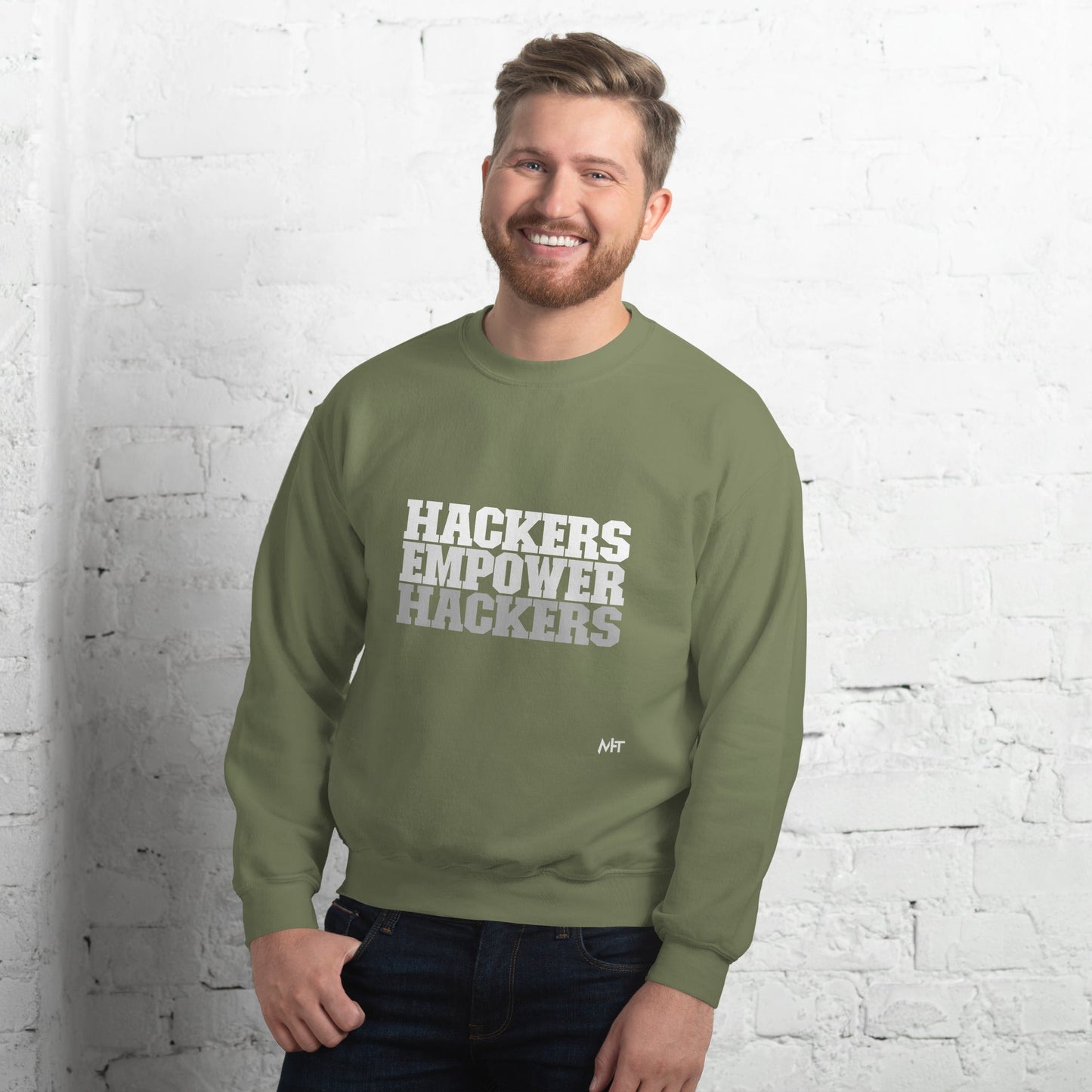 Hackers Empower Hackers V2 - Unisex Sweatshirt by DarkByteGear