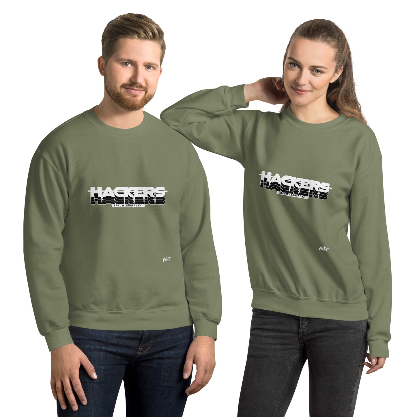 Hackers Empower Hackers V3 - Unisex Sweatshirt by DarkByteGear