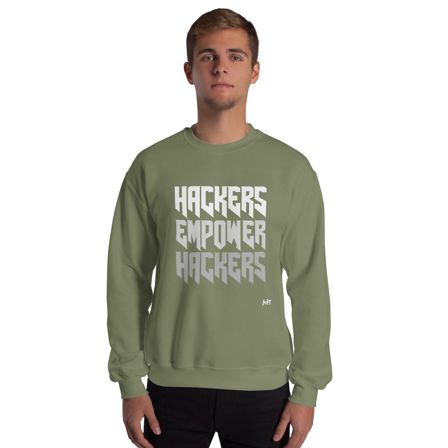 Hackers Empower Hackers V4 - Unisex Sweatshirt by DarkByteGear