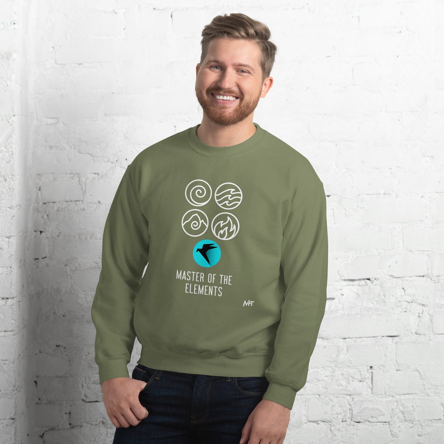 Master of Elements - Unisex Sweatshirt by DarkByteGear