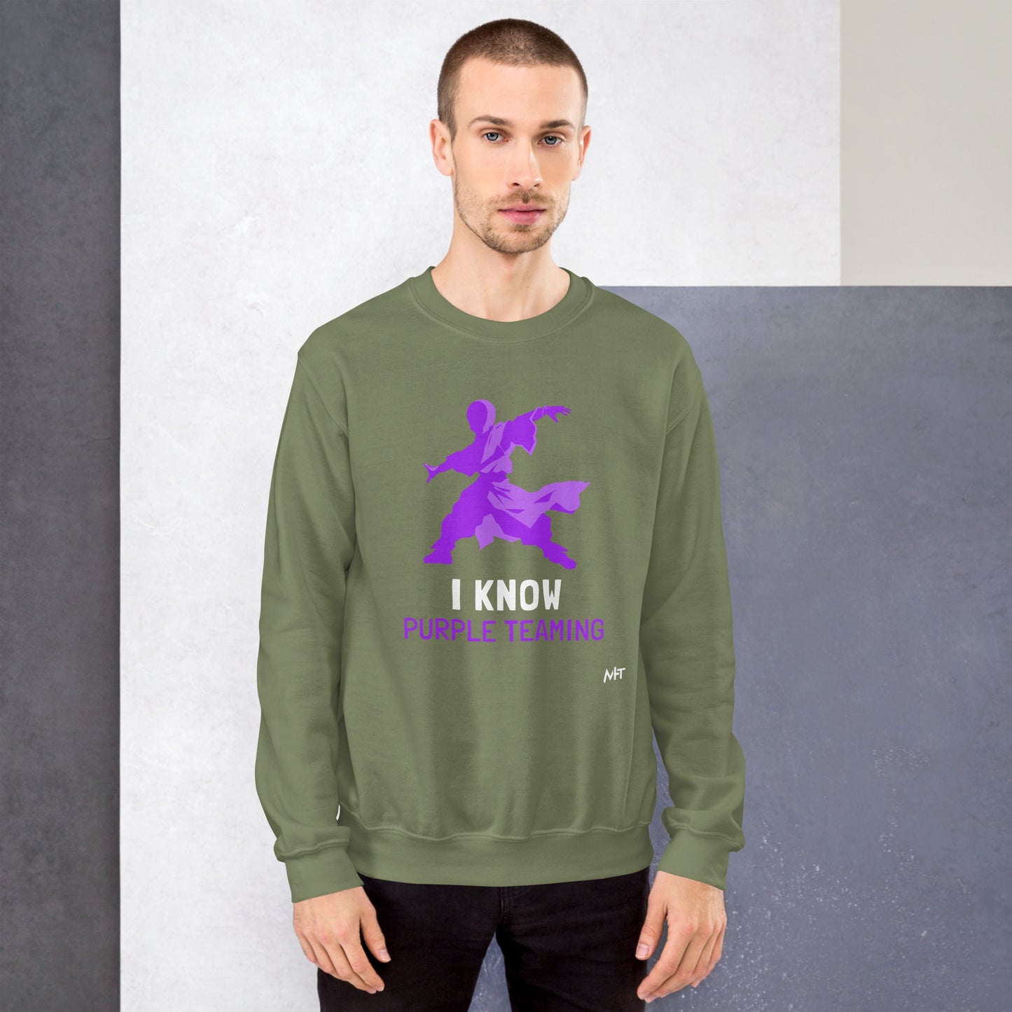 I Know Purple Teaming - Unisex Sweatshirt by DarkByteGear