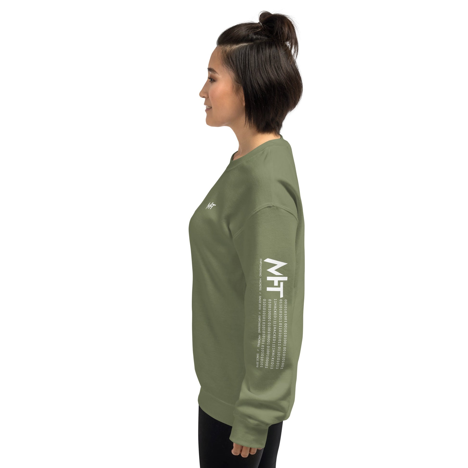 Cyber Security Blue Team V10 - Unisex Sweatshirt ( Back Print ) by DarkByteGear