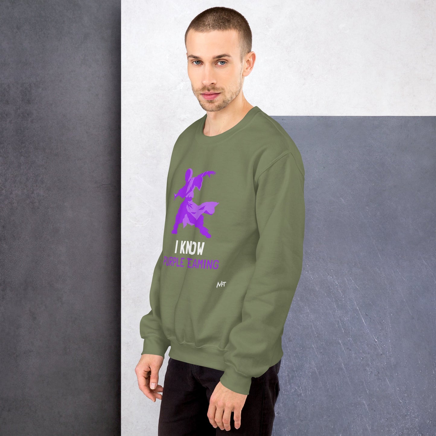 I Know Purple Teaming - Unisex Sweatshirt by DarkByteGear