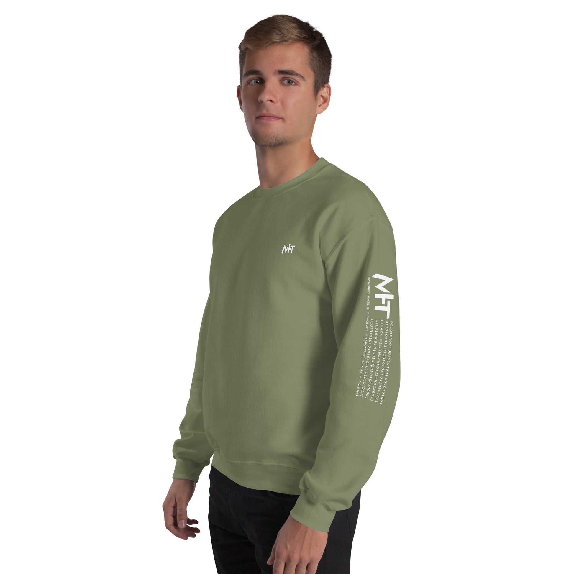 Cyber Security Blue Team V1 - Unisex Sweatshirt ( Back Print ) by DarkByteGear