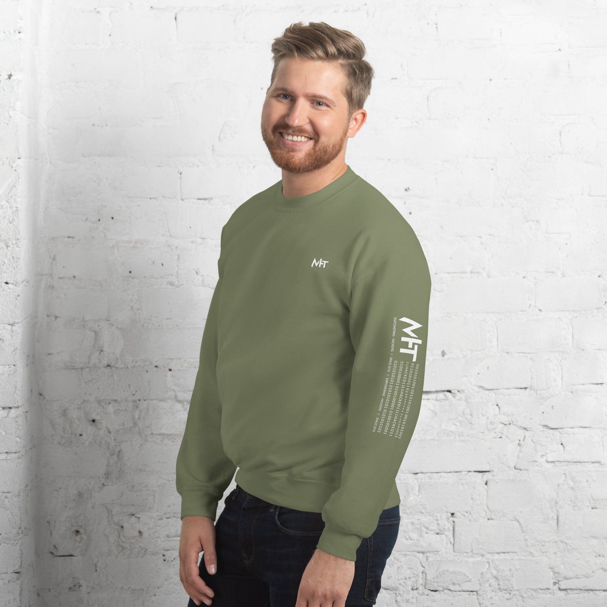 Cyber Security Blue Team V6 - Unisex Sweatshirt ( Back Print ) by DarkByteGear