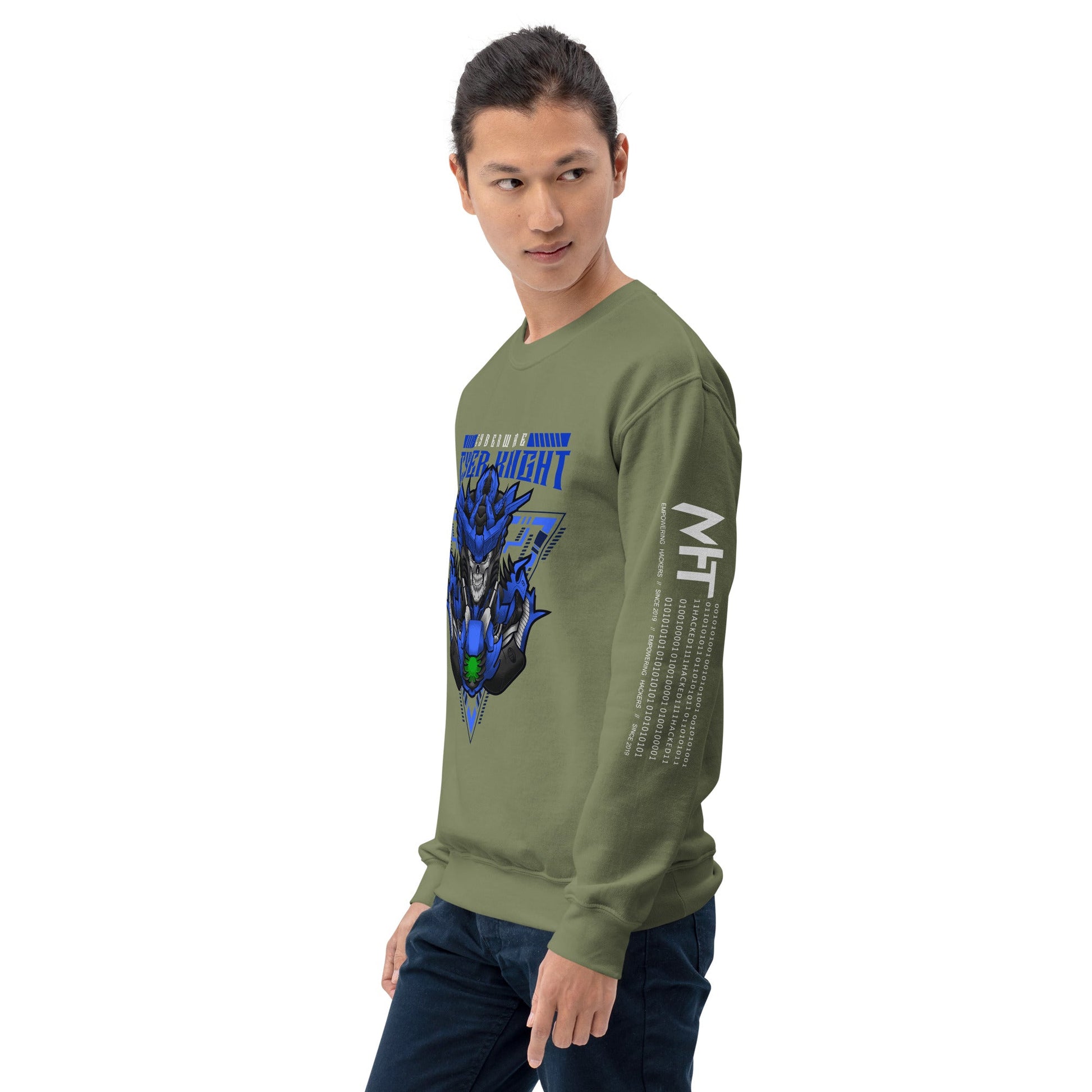 CyberWare Cyber knight - Unisex Sweatshirt by DarkByteGear