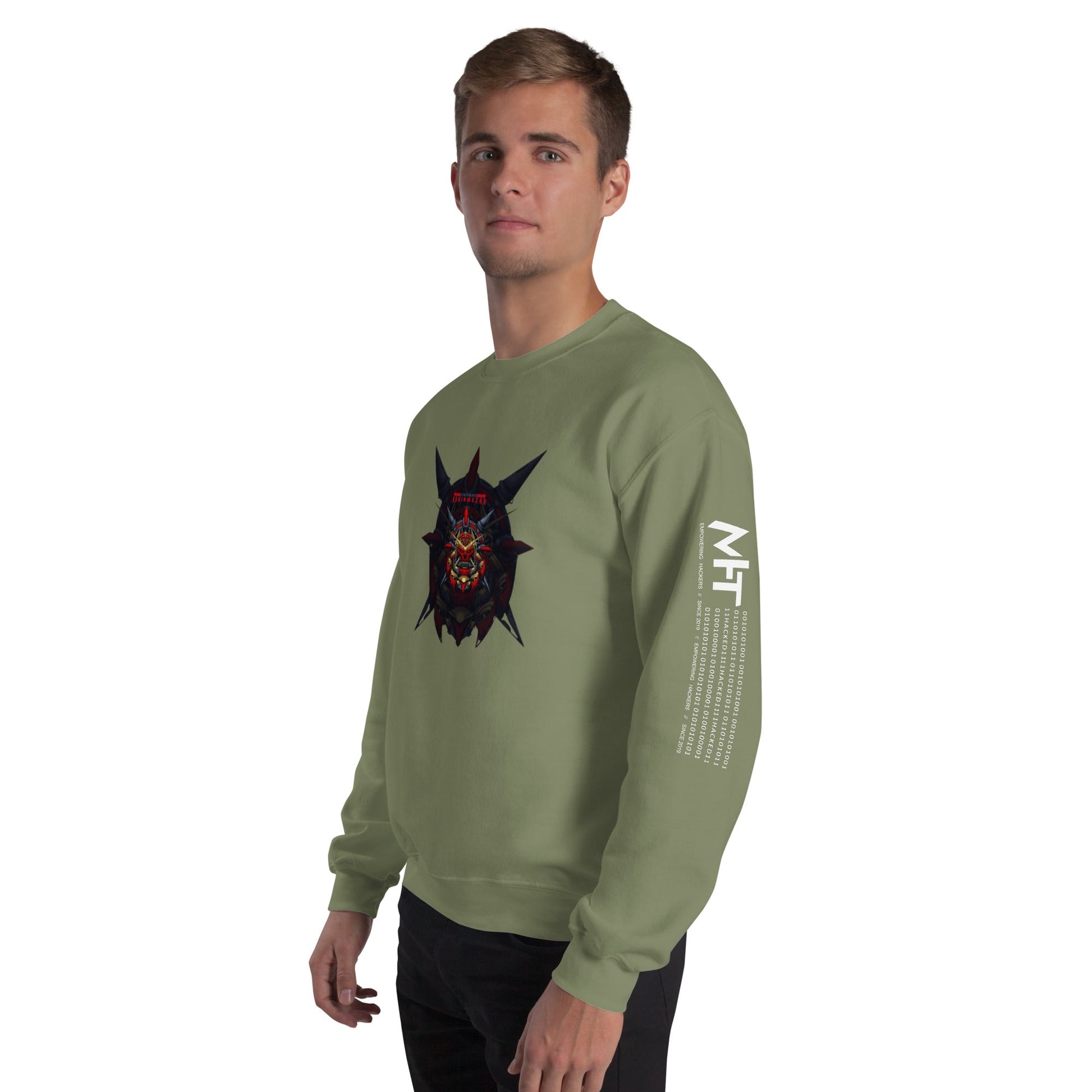 Cyberware Ronin Mecha - Unisex Sweatshirt by DarkByteGear
