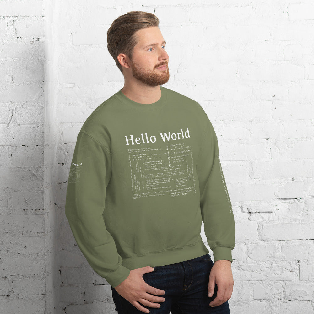 Hello world - Unisex Sweatshirt by DarkByteGear