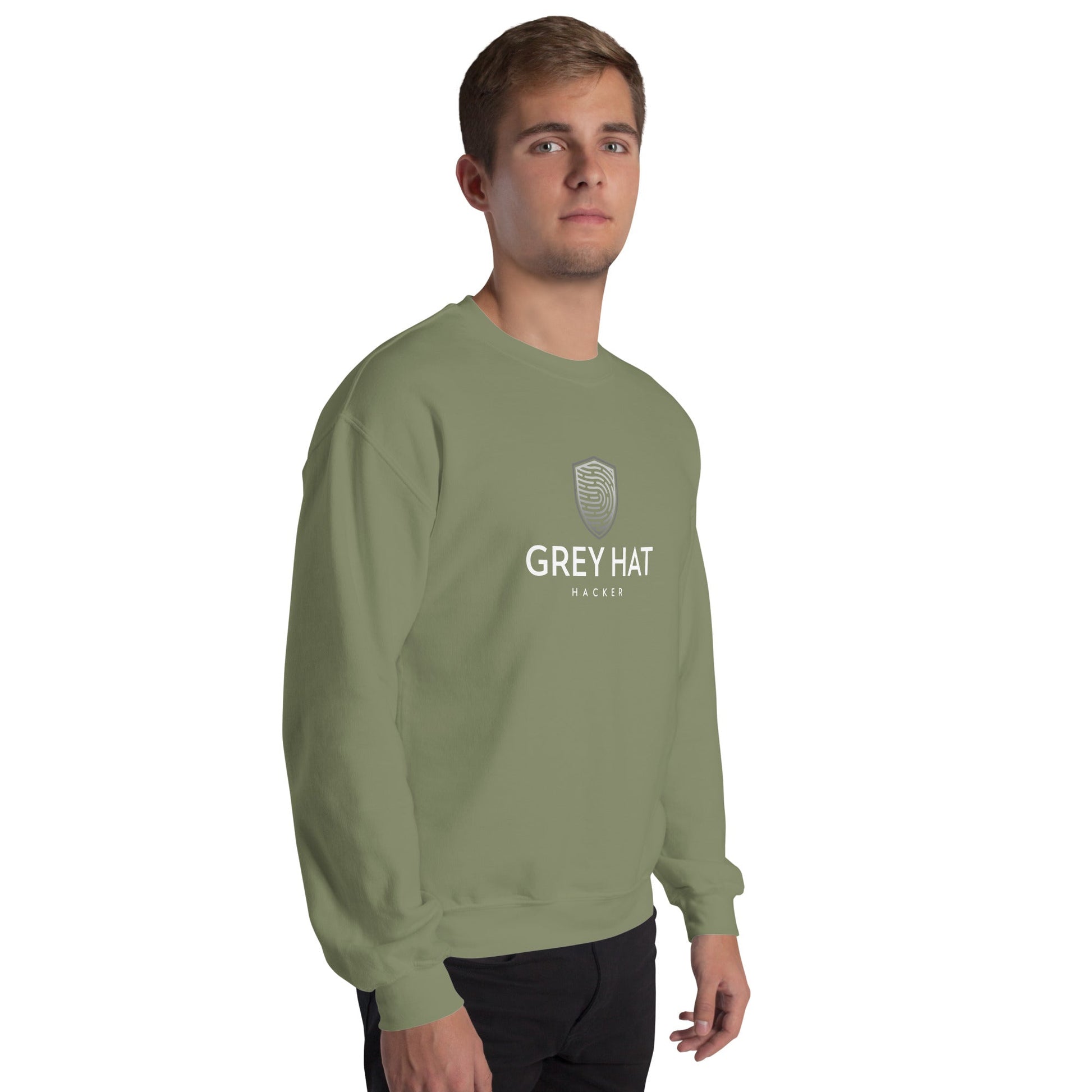 Grey Hat Hacker - Unisex Sweatshirt by DarkByteGear
