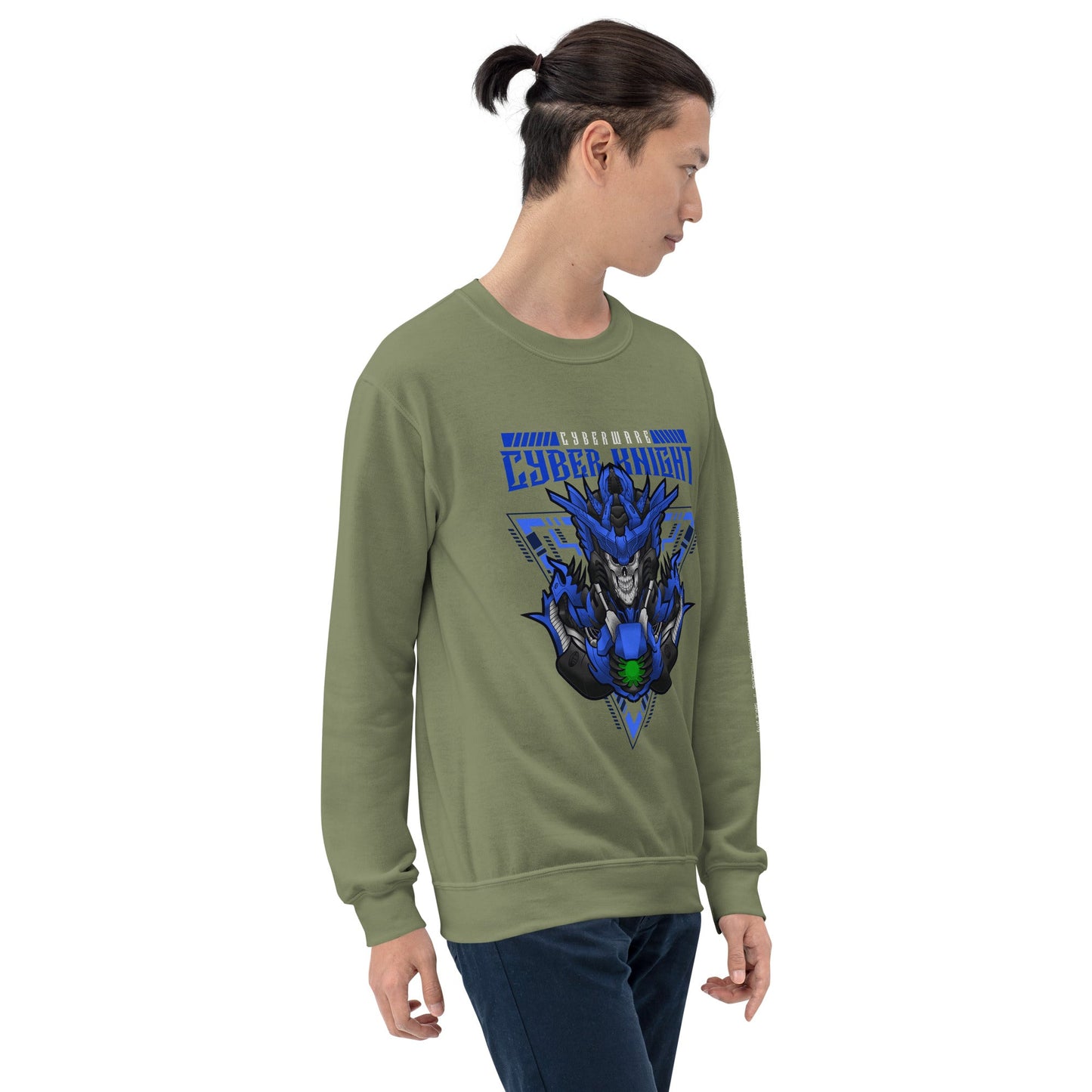 CyberWare Cyber knight - Unisex Sweatshirt by DarkByteGear