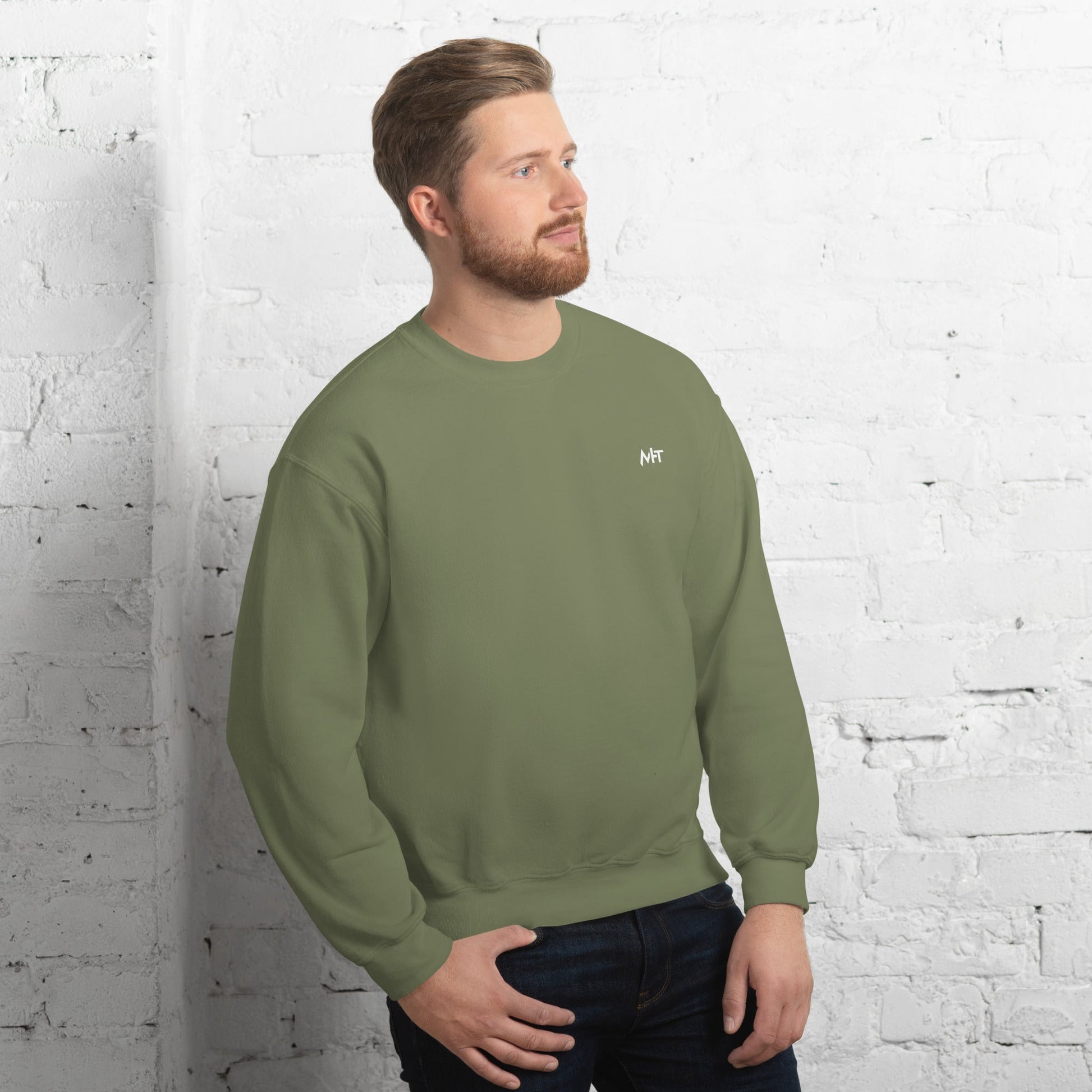 Air, Water, Earth, Fire, Parrot OS - Unisex Sweatshirt ( Back Print ) by DarkByteGear