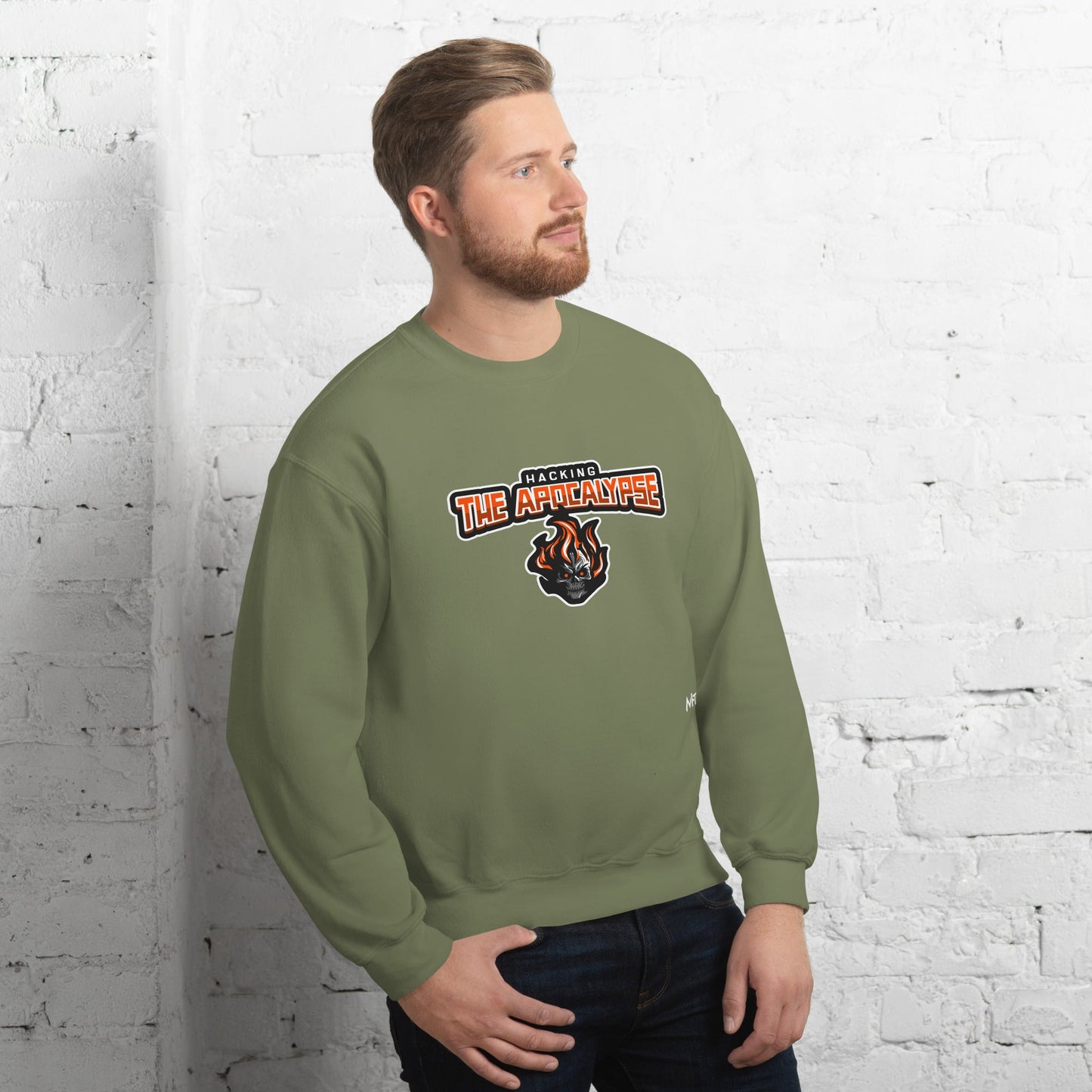 Hacking the Apocalypse V1 - Unisex Sweatshirt by DarkByteGear