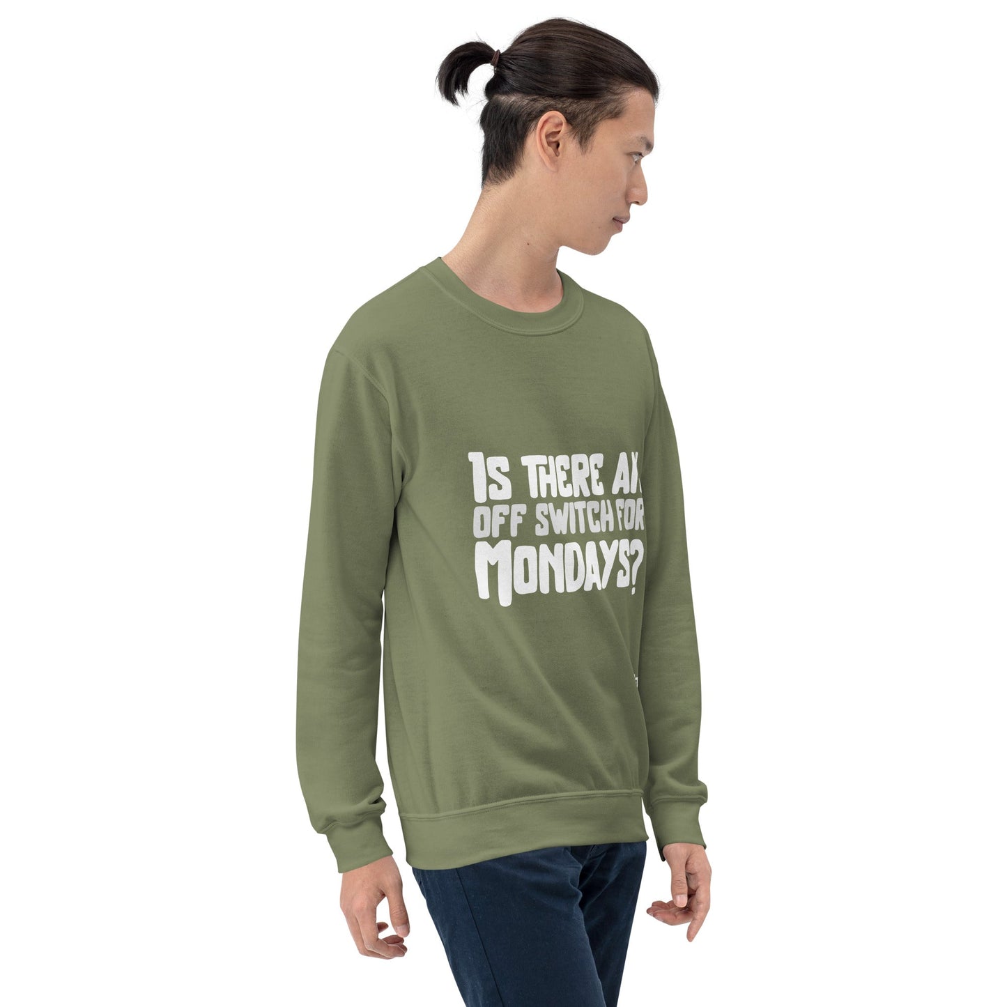 Is there an OFF switch for Mondays? - Unisex Sweatshirt by DarkByteGear