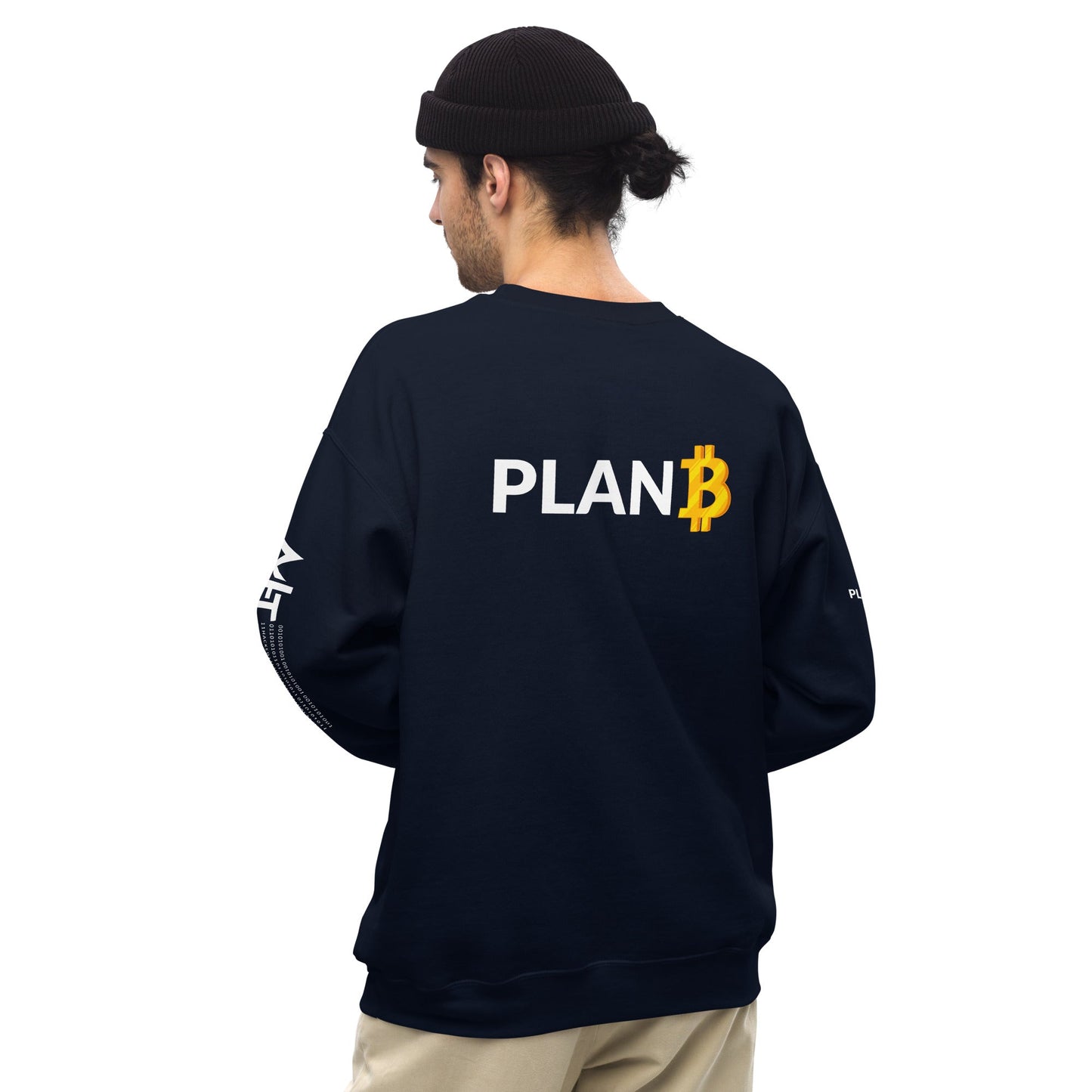 Plan B v1 - Unisex Sweatshirt (back print) by DarkByteGear