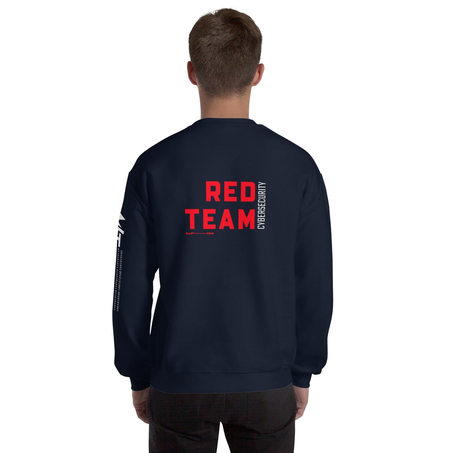 Cyber Security Red Team V8 - Unisex Sweatshirt ( Back Print ) by DarkByteGear