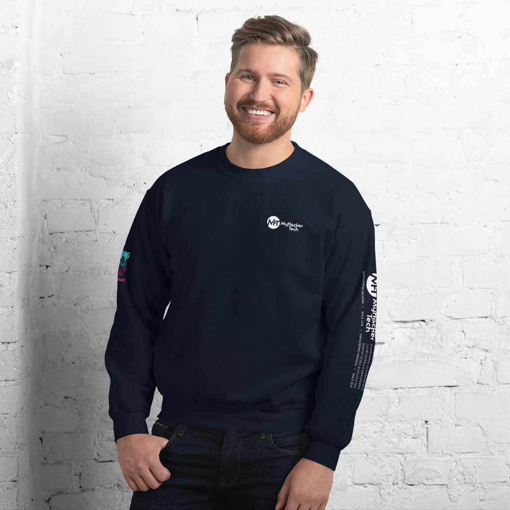 Hacking the apocalypse v1 - Unisex Sweatshirt (all side print) by DarkByteGear