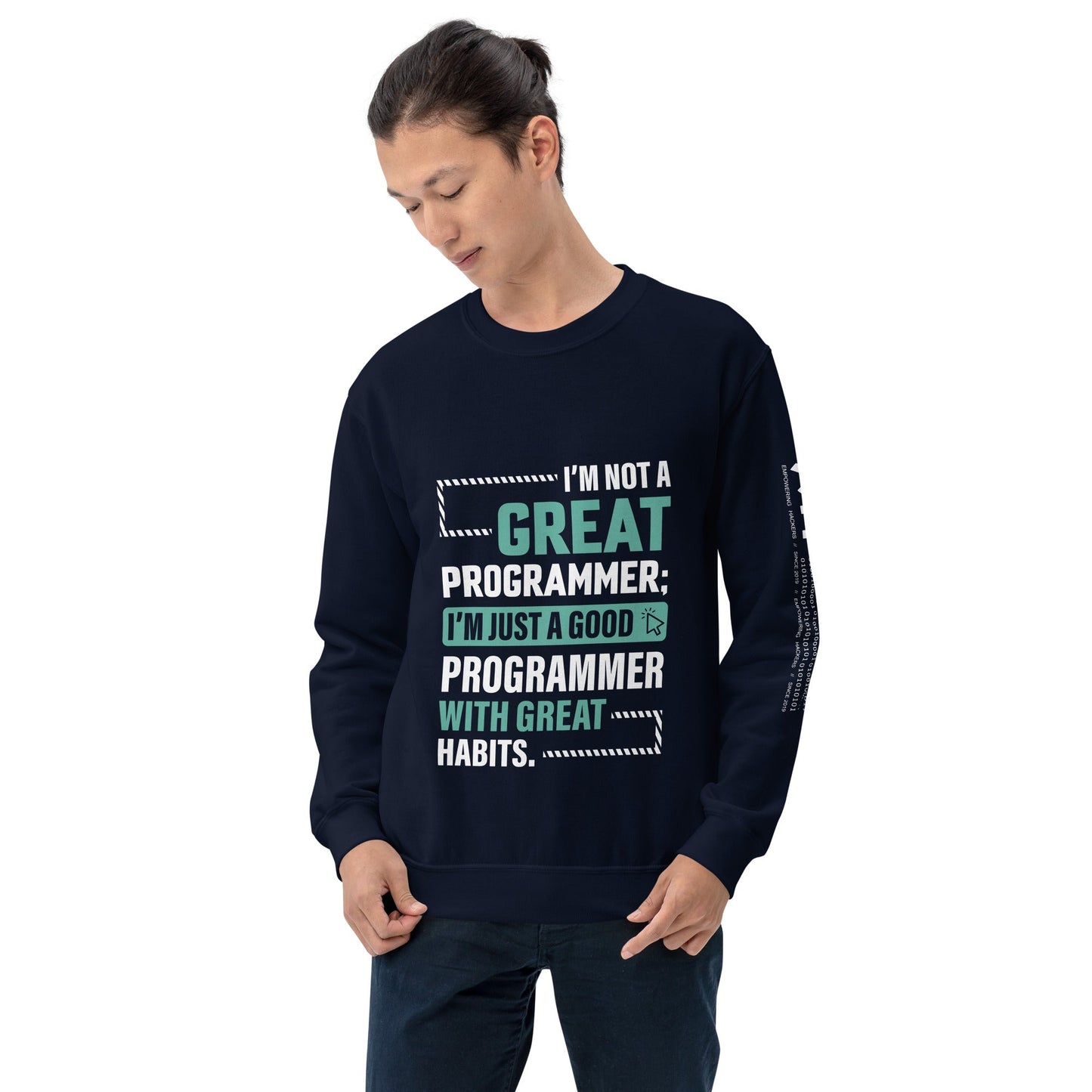 I am not a Great Programmer - Unisex Sweatshirt by DarkByteGear