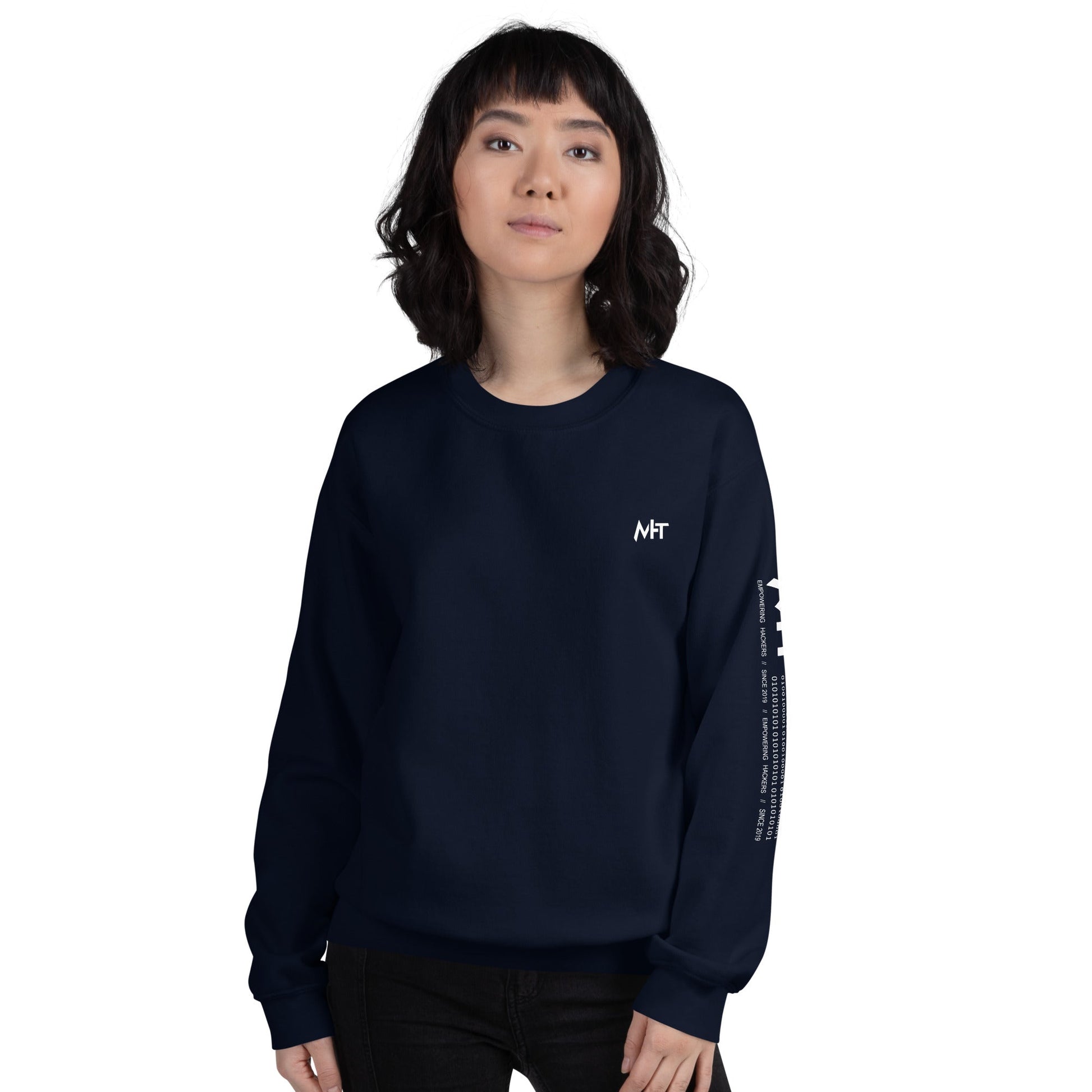 Cyber Security Blue Team V5 - Unisex Sweatshirt ( Back Print ) by DarkByteGear