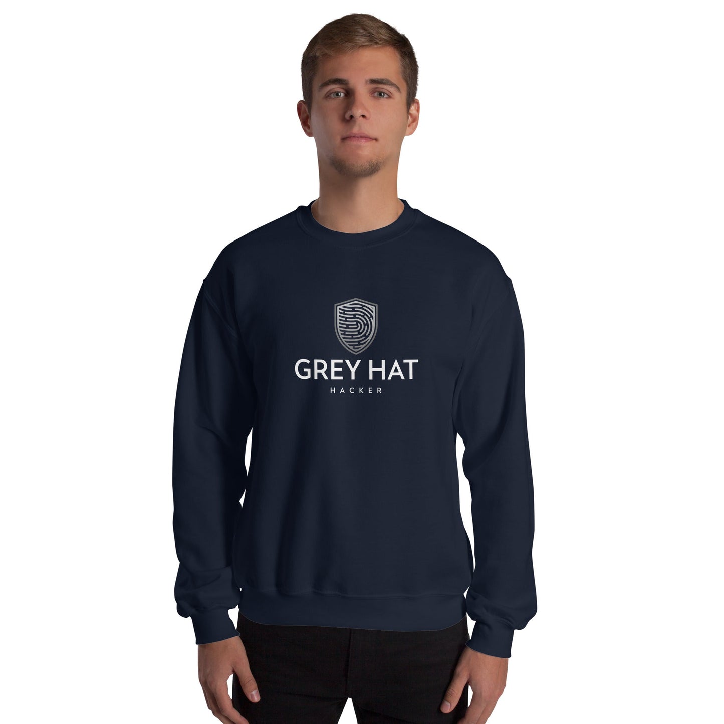 Grey Hat Hacker - Unisex Sweatshirt by DarkByteGear