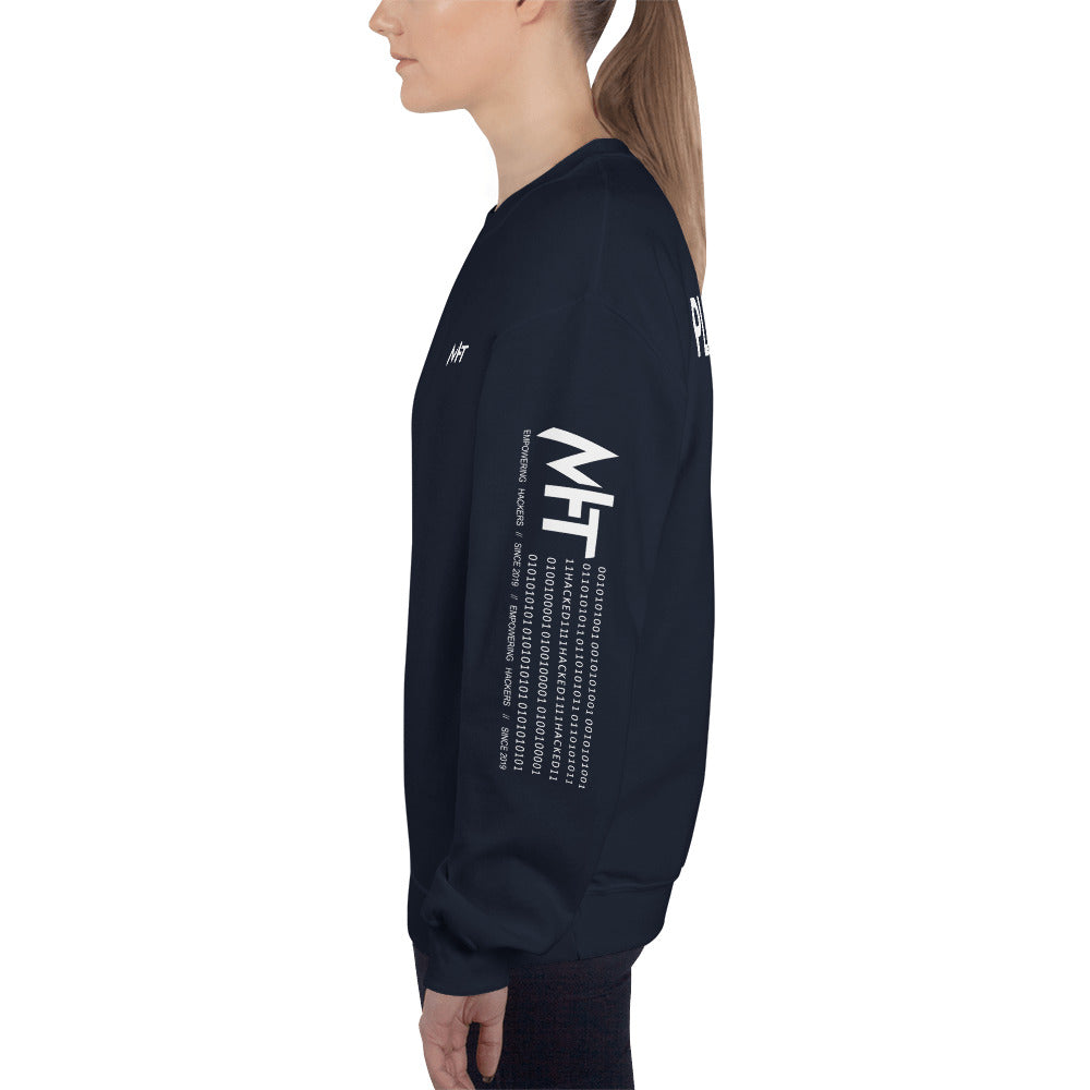 Plan B v1 - Unisex Sweatshirt (back print) by DarkByteGear