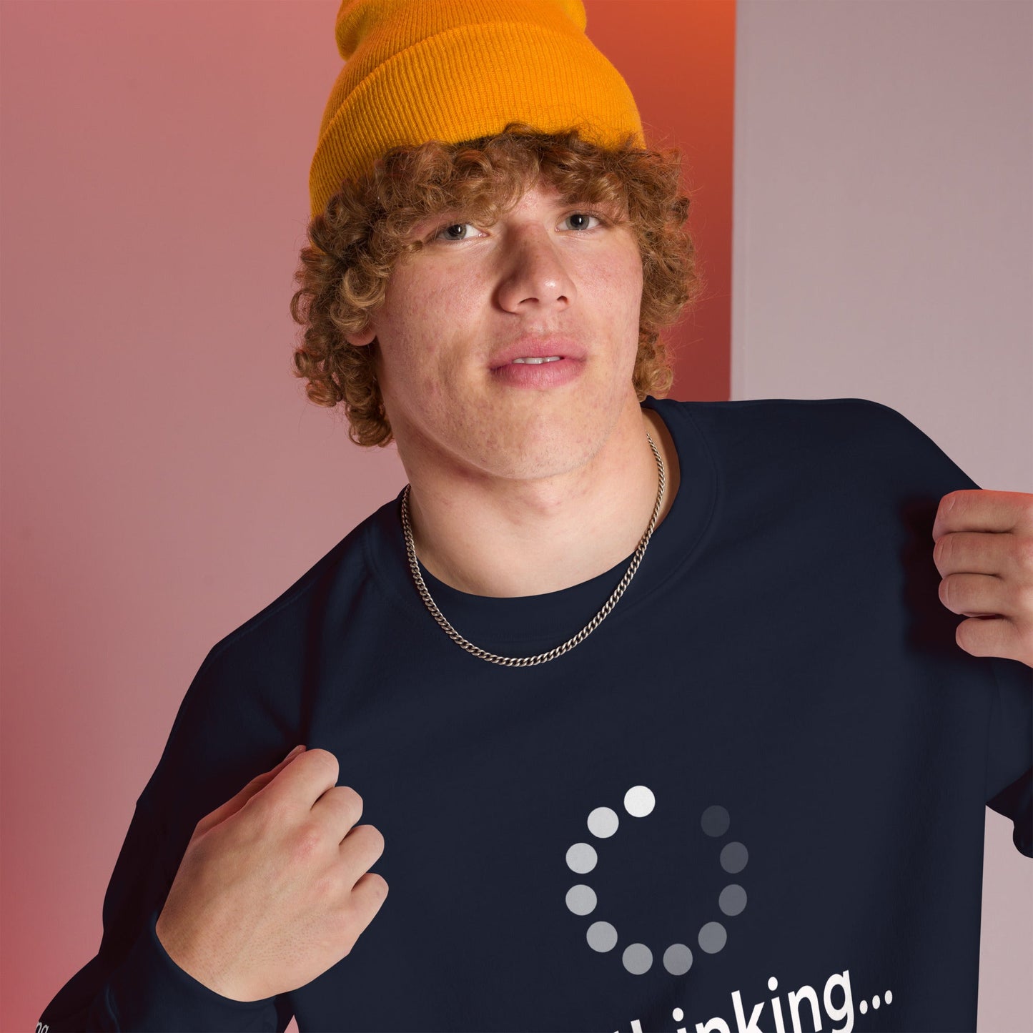 I'm thinking - Unisex Sweatshirt by DarkByteGear