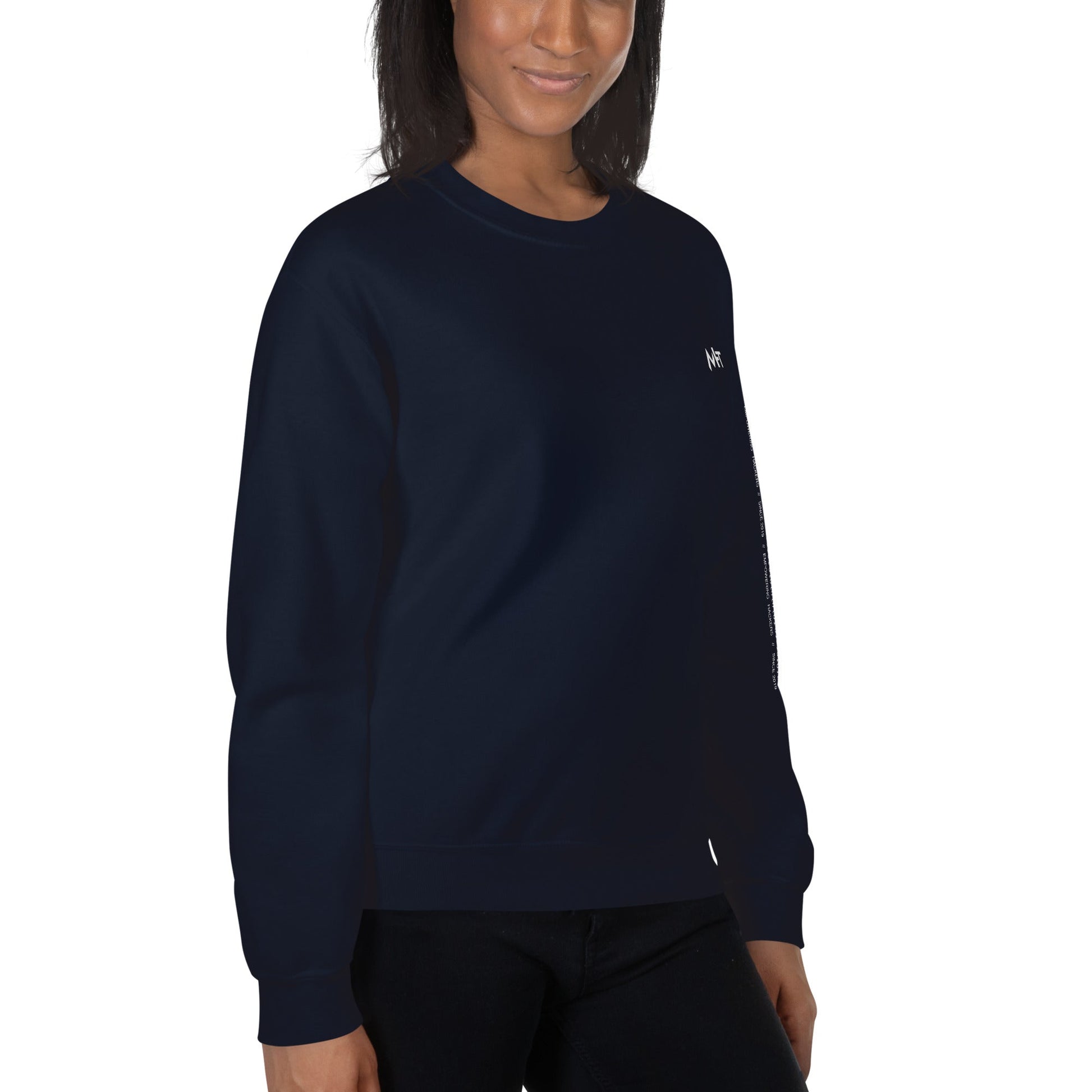 Spoofing - Unisex Sweatshirt (back print) by DarkByteGear