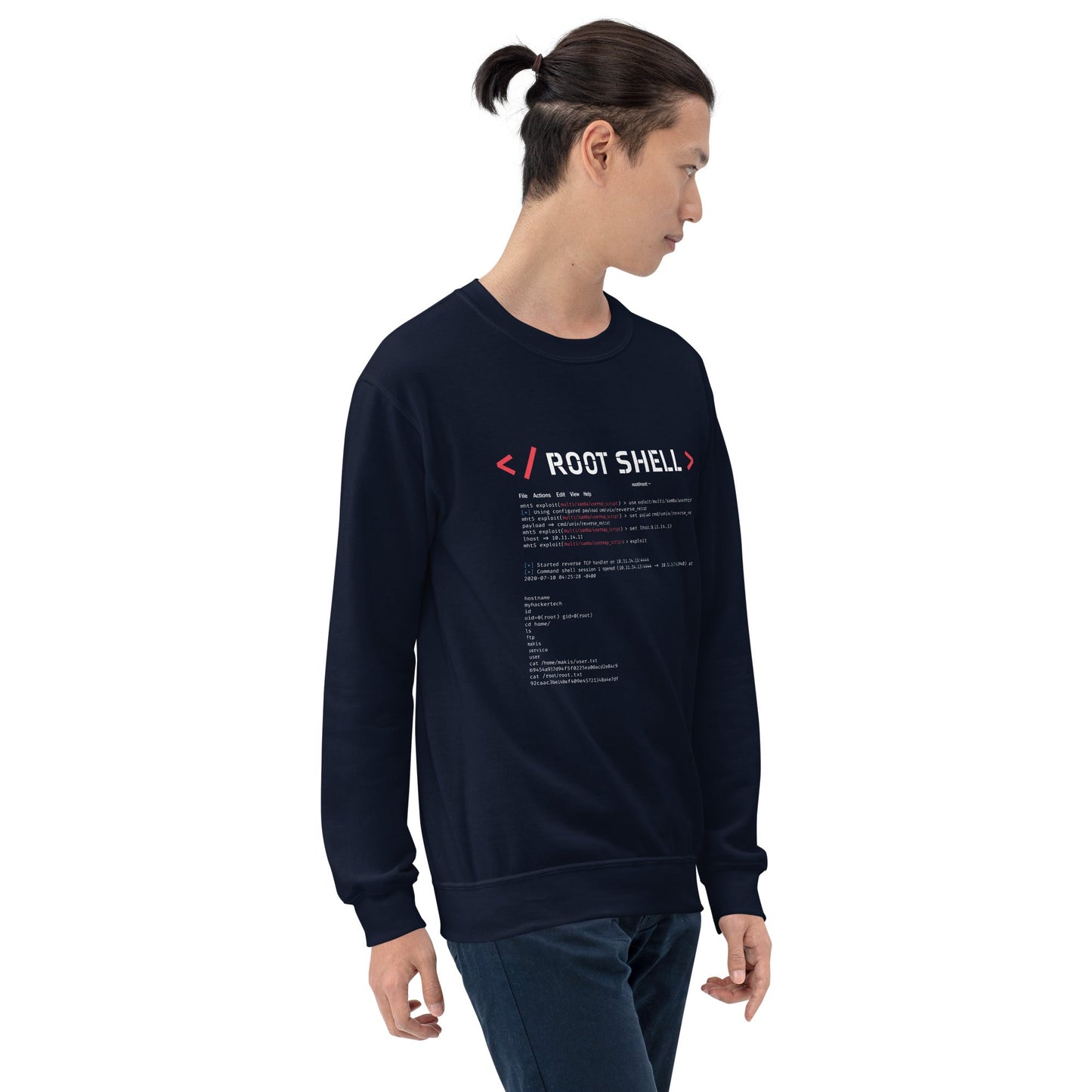 root shell - Unisex Sweatshirt by DarkByteGear