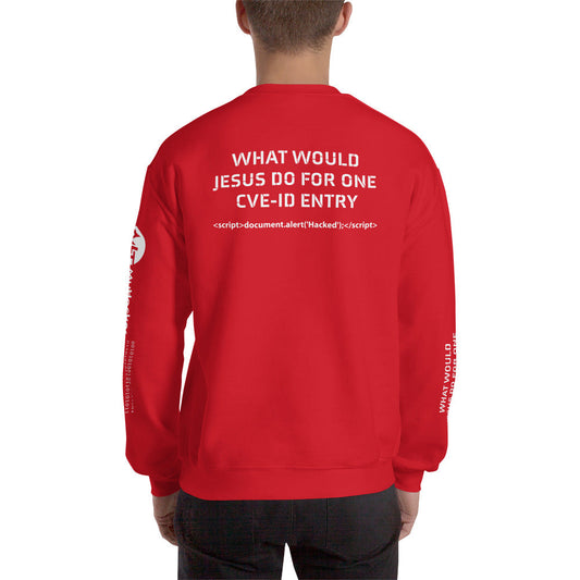 What would Jesus do for one CVE - Unisex Sweatshirt (all sides print) by DarkByteGear