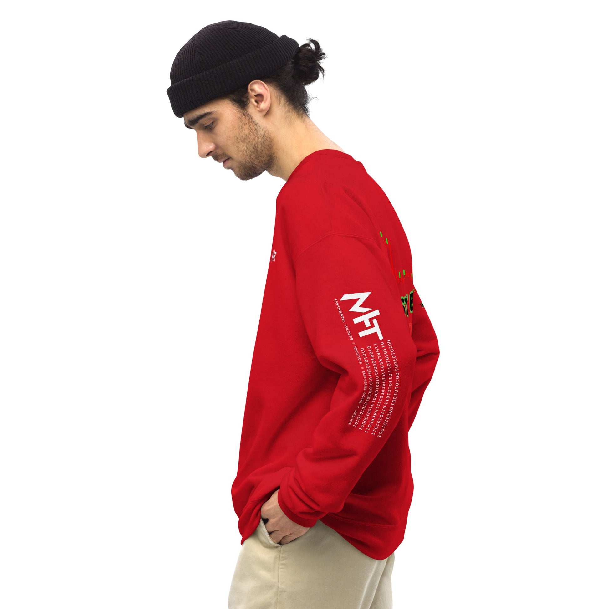 I just Buy the Dip - Unisex Sweatshirt (back print) by DarkByteGear