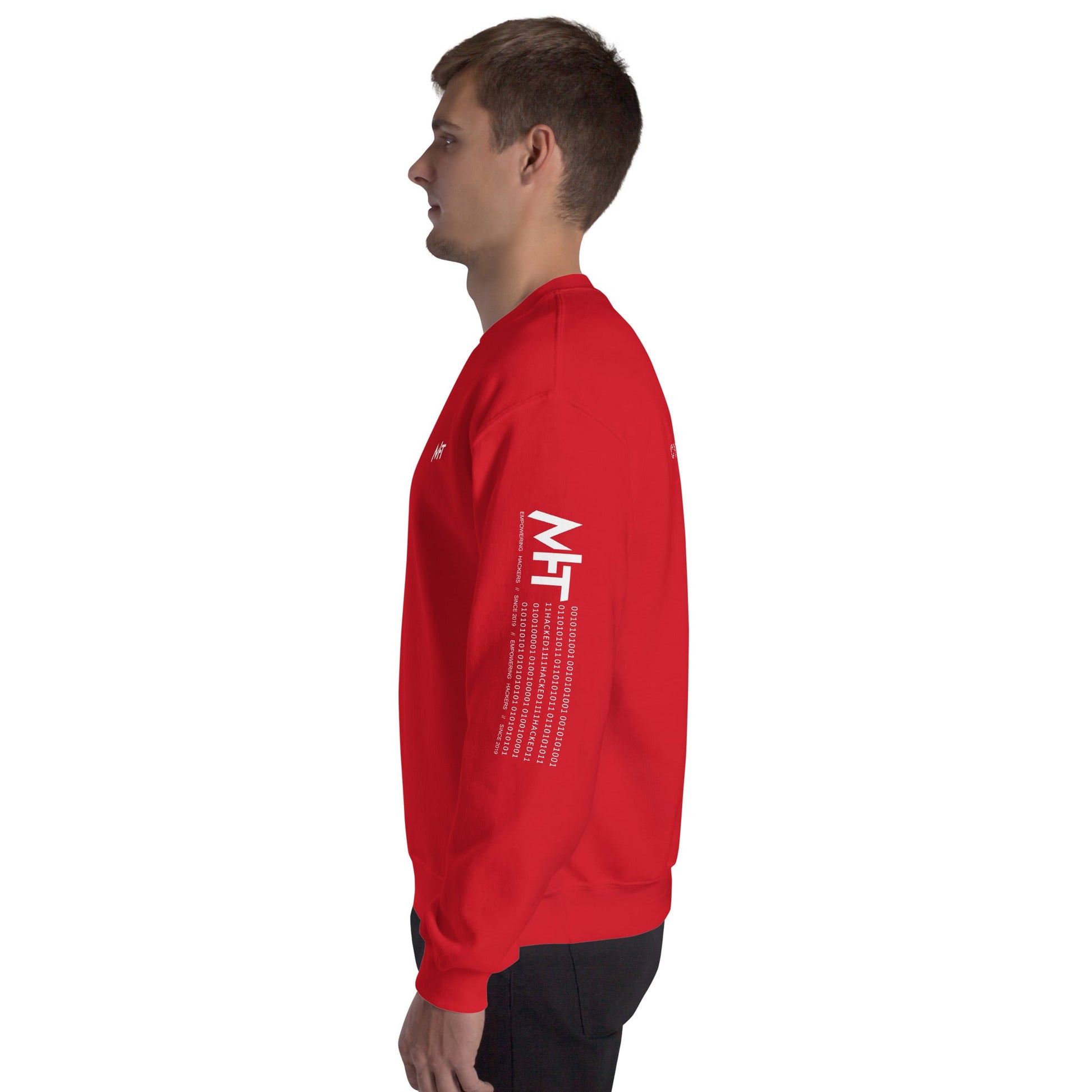 Cyber Security Red Team V2 - Unisex Sweatshirt ( Back Print ) by DarkByteGear