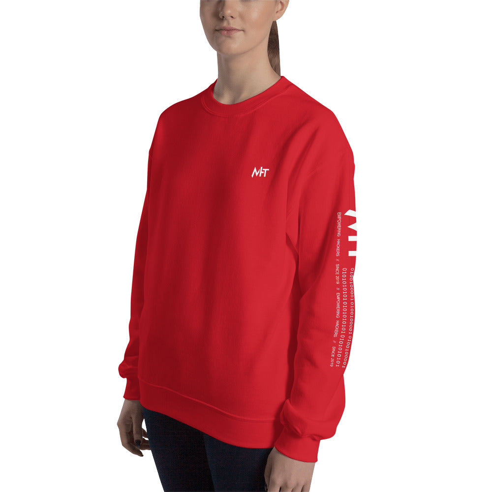 6 Stages of Debugging - Unisex Sweatshirt (back print) by DarkByteGear