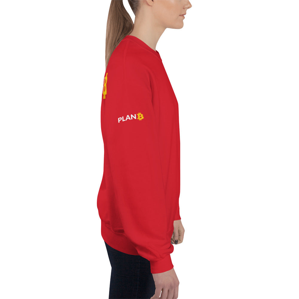 Plan B v1 - Unisex Sweatshirt (back print) by DarkByteGear