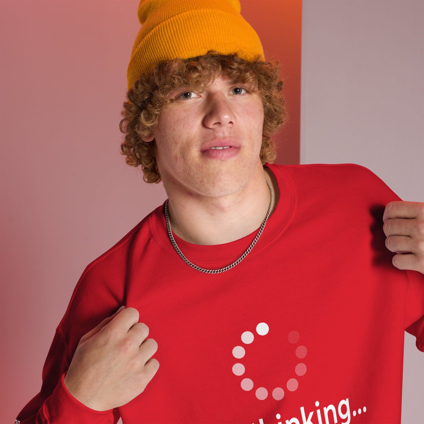 I'm thinking - Unisex Sweatshirt by DarkByteGear