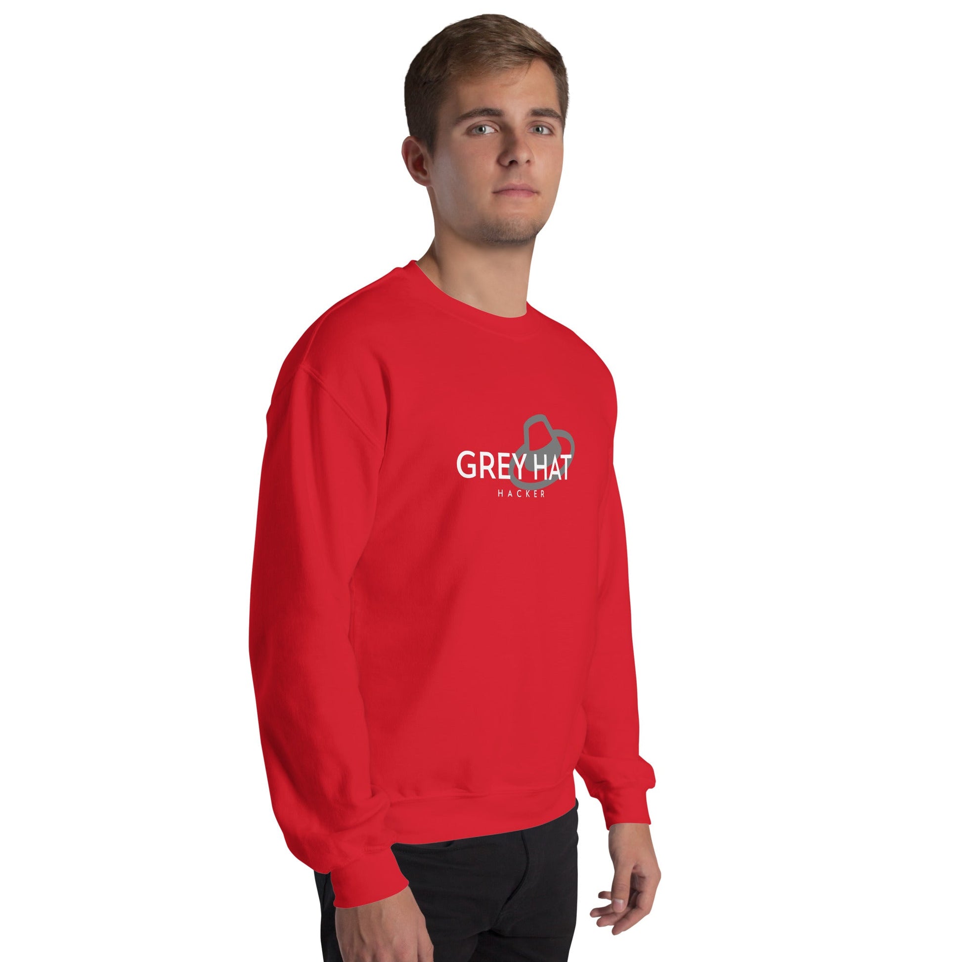 Grey Hat Hacker - Unisex Sweatshirt by DarkByteGear