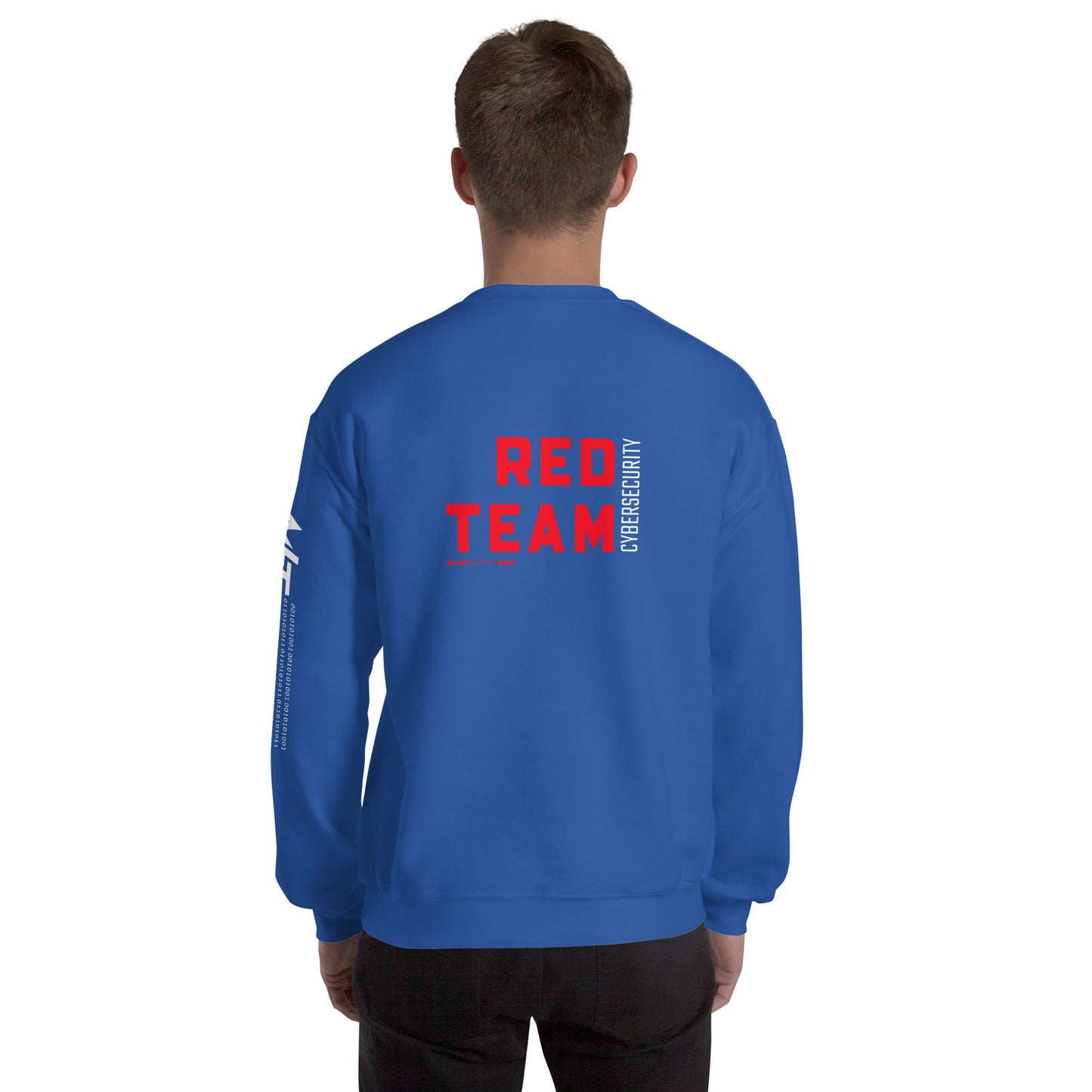 Cyber Security Red Team V8 - Unisex Sweatshirt ( Back Print ) by DarkByteGear