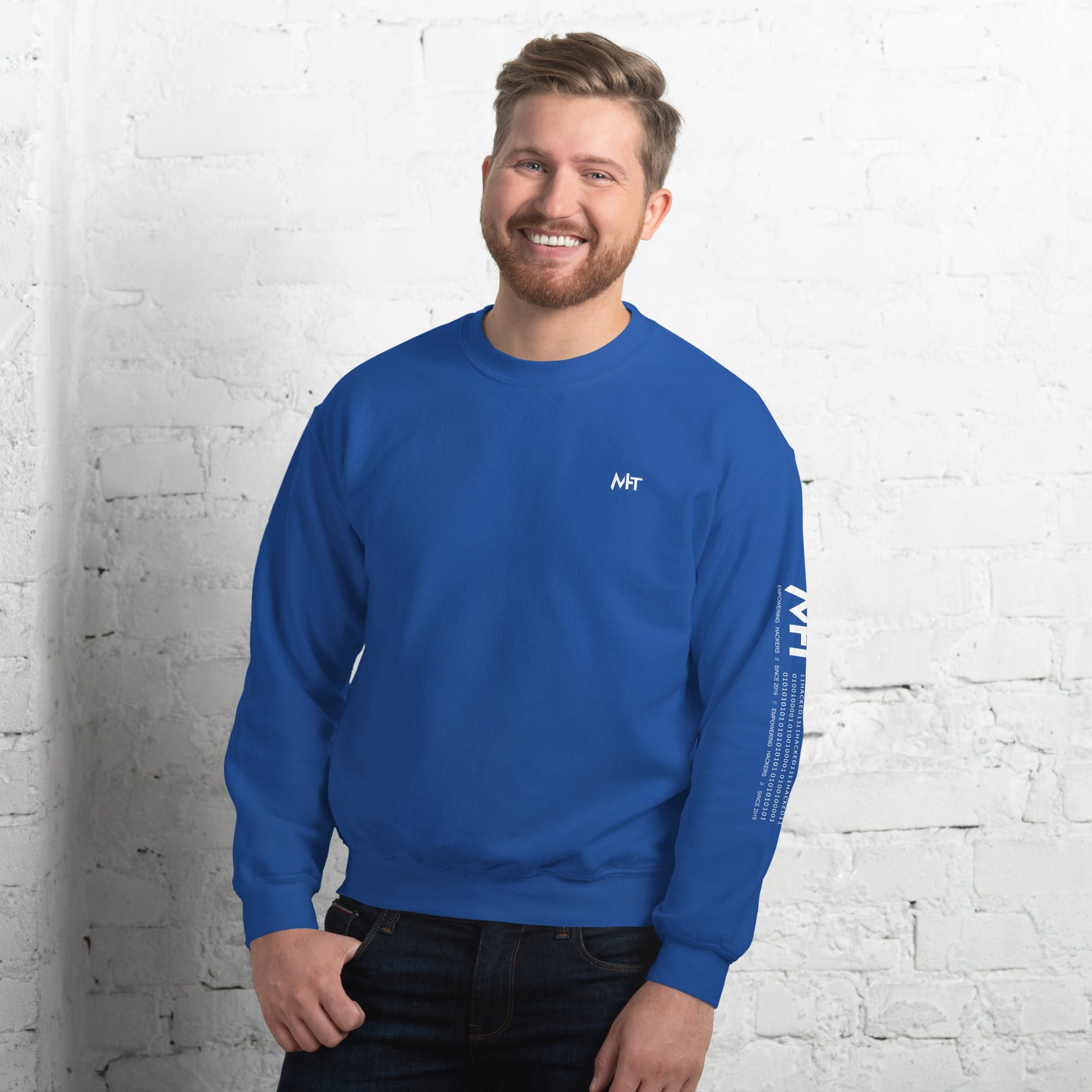 Cyber Security Blue Team V6 - Unisex Sweatshirt ( Back Print ) by DarkByteGear