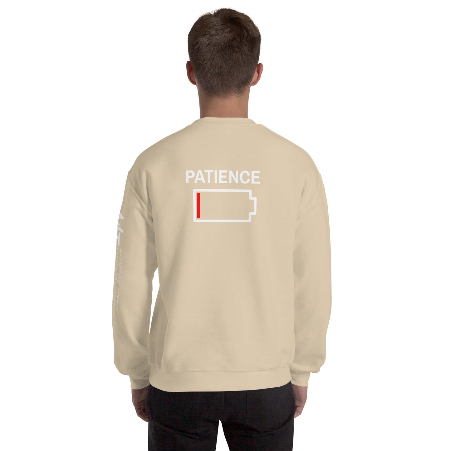Patience - Unisex Sweatshirt ( Back Print ) by DarkByteGear