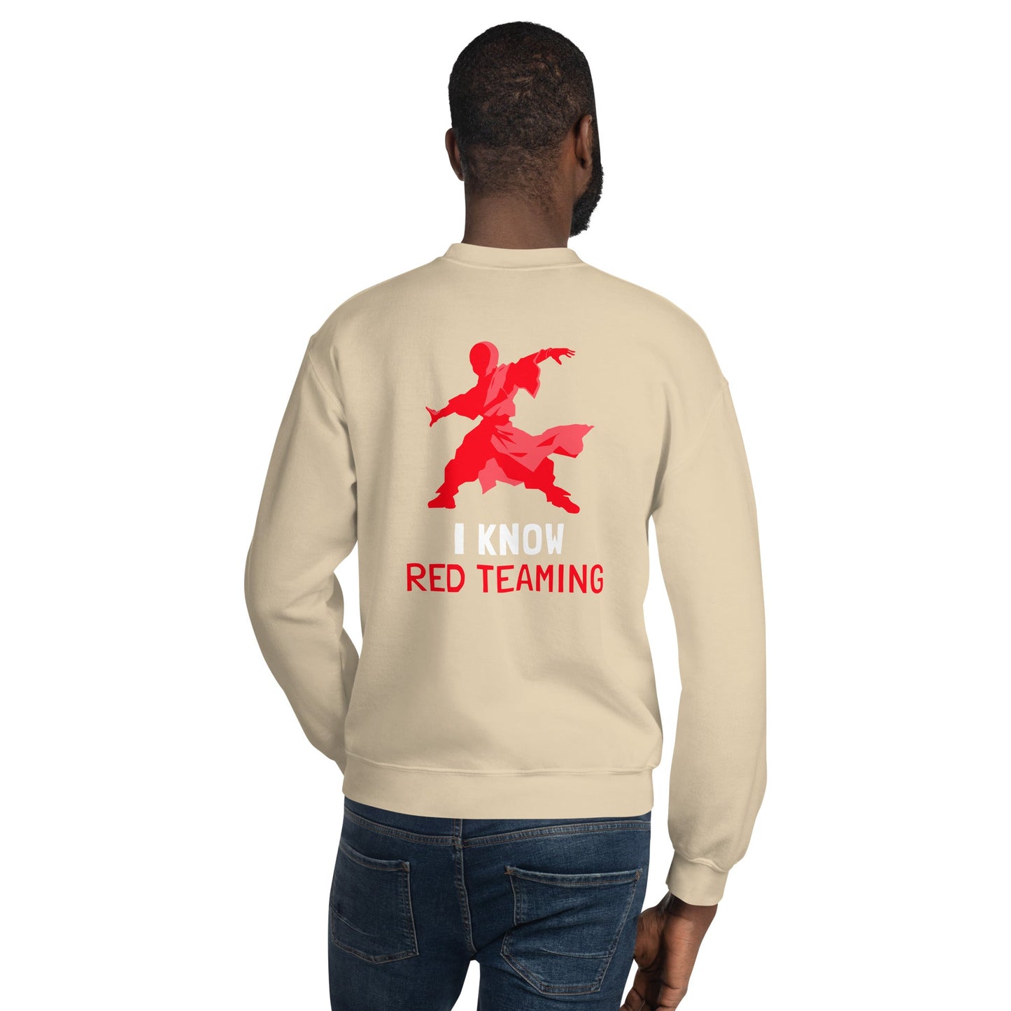 I Know Red Teaming - Unisex Sweatshirt ( Back Print ) by DarkByteGear