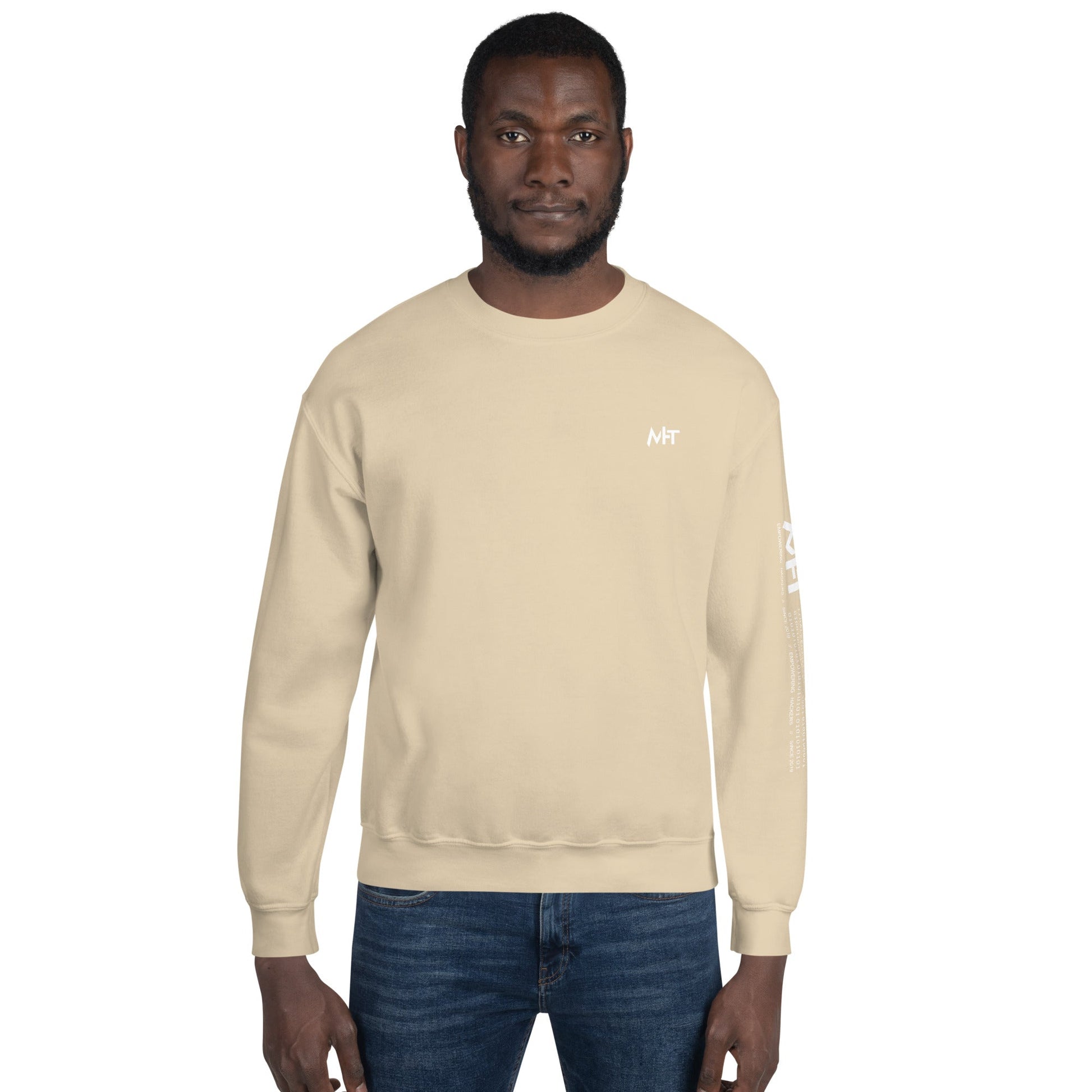 CyberWare Mecha - Unisex Sweatshirt ( Back Print ) by DarkByteGear