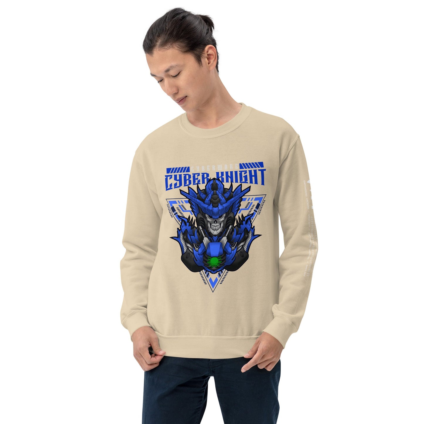 CyberWare Cyber knight - Unisex Sweatshirt by DarkByteGear