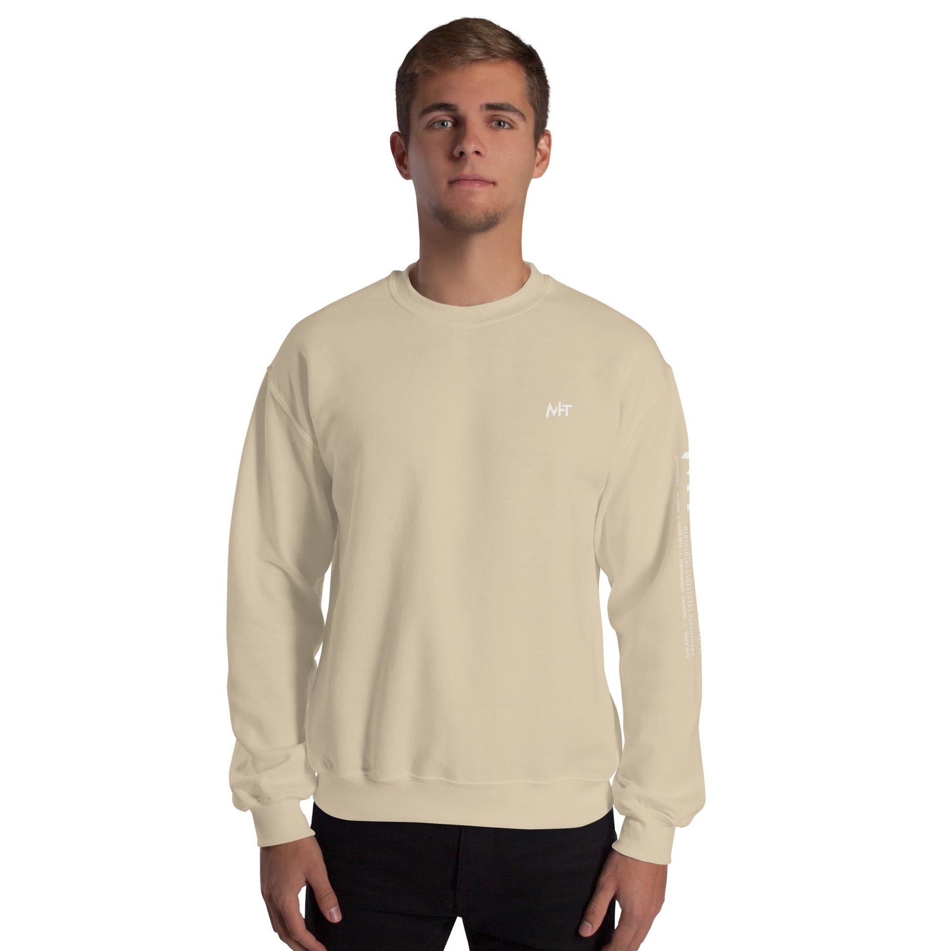 Cyberware Ronin Mecha - Unisex Sweatshirt ( Back Print ) by DarkByteGear