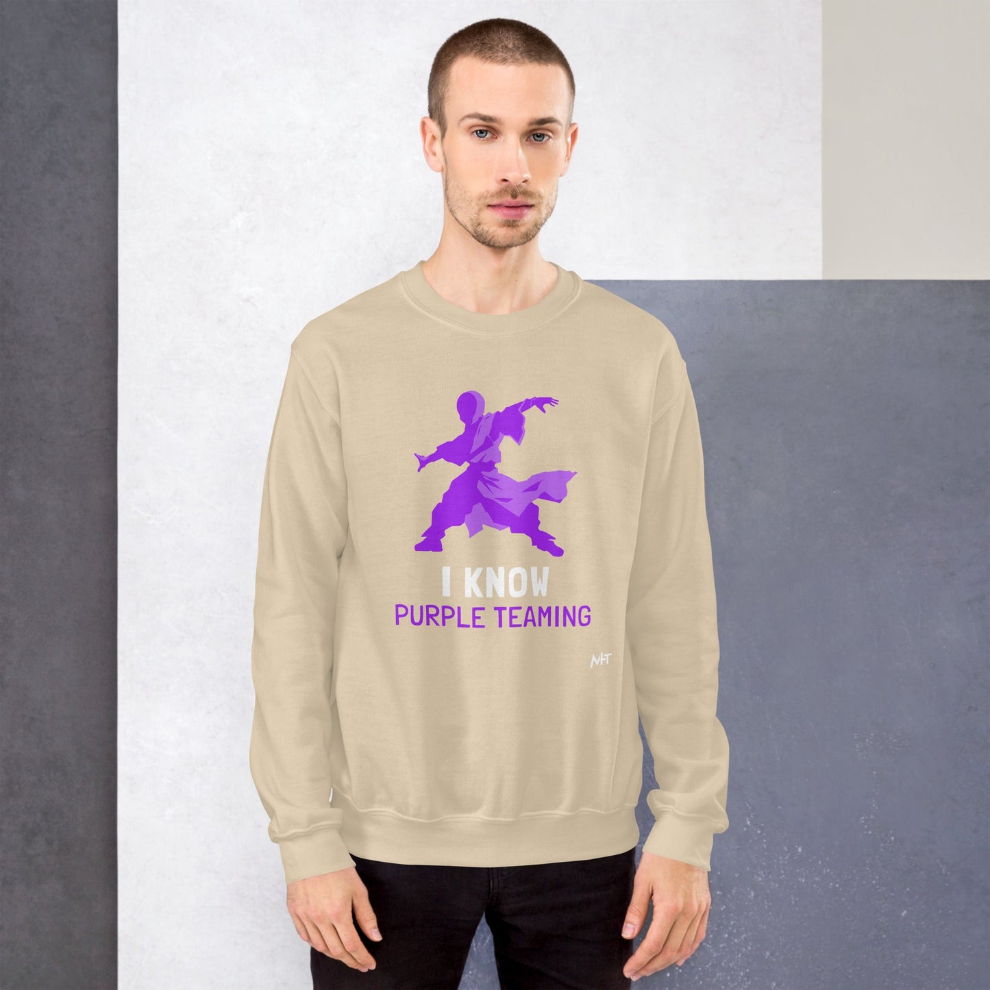 I Know Purple Teaming - Unisex Sweatshirt by DarkByteGear
