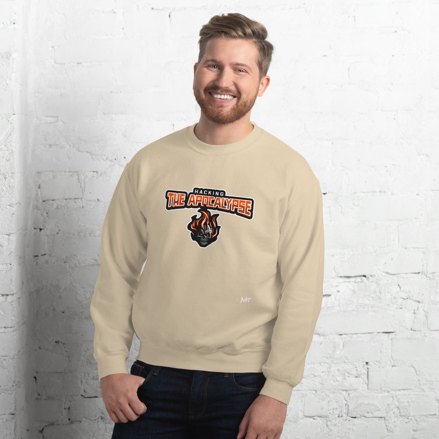 Hacking the Apocalypse V1 - Unisex Sweatshirt by DarkByteGear