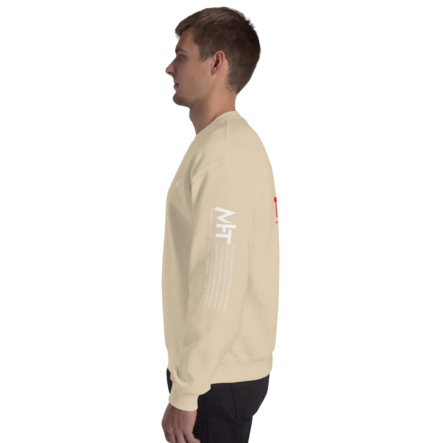 Cyber Security Red Team V8 - Unisex Sweatshirt ( Back Print ) by DarkByteGear