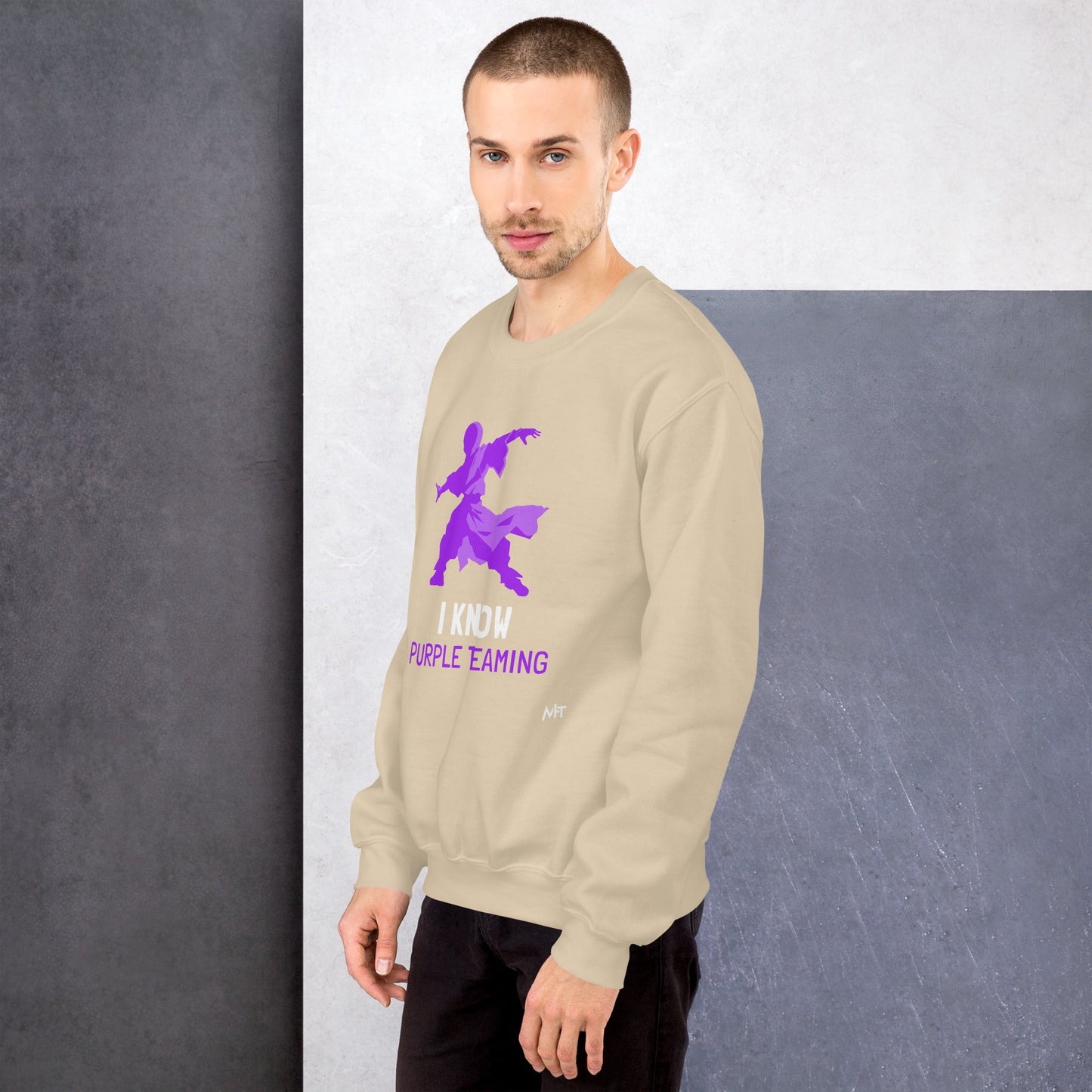 I Know Purple Teaming - Unisex Sweatshirt by DarkByteGear