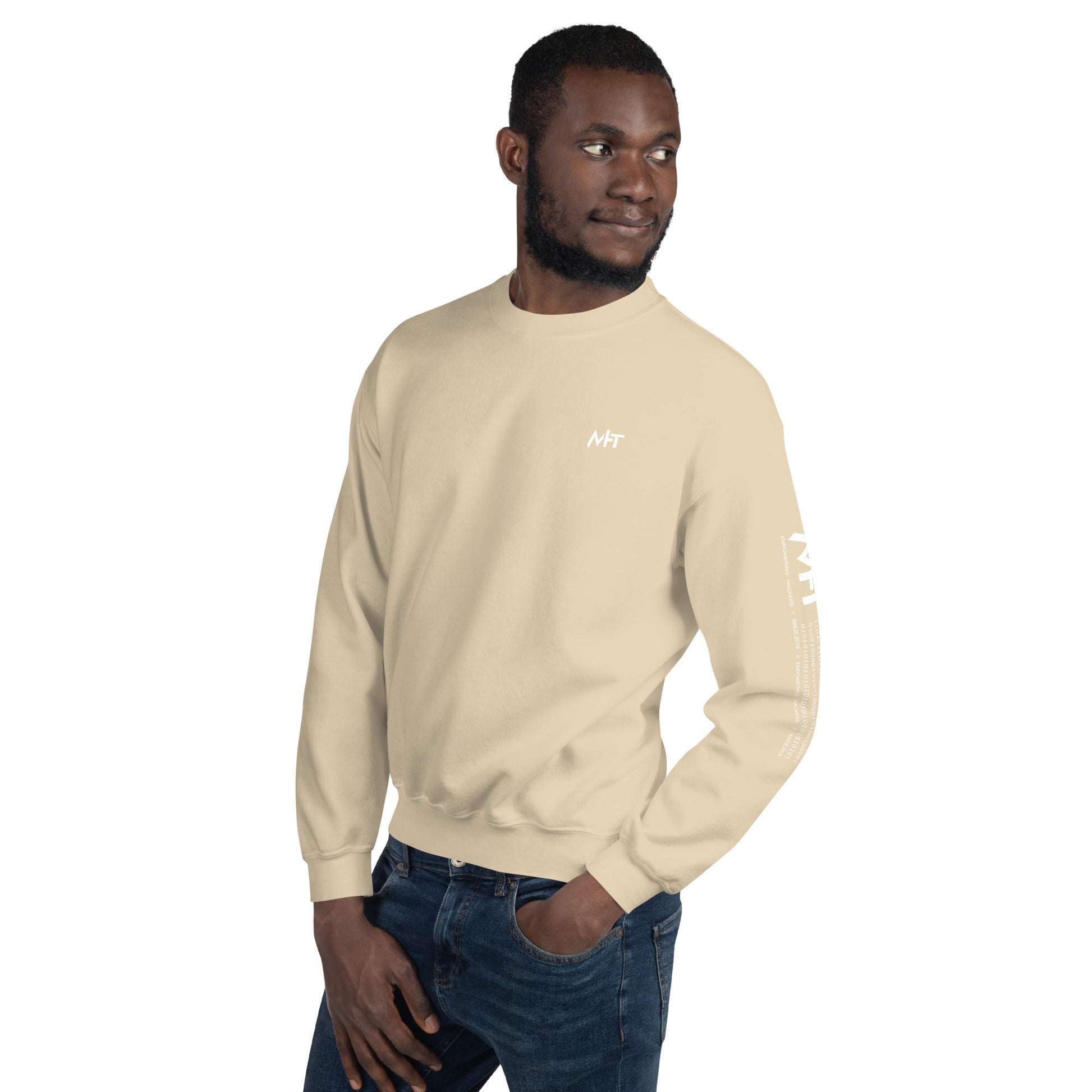 CyberWare Mecha - Unisex Sweatshirt ( Back Print ) by DarkByteGear