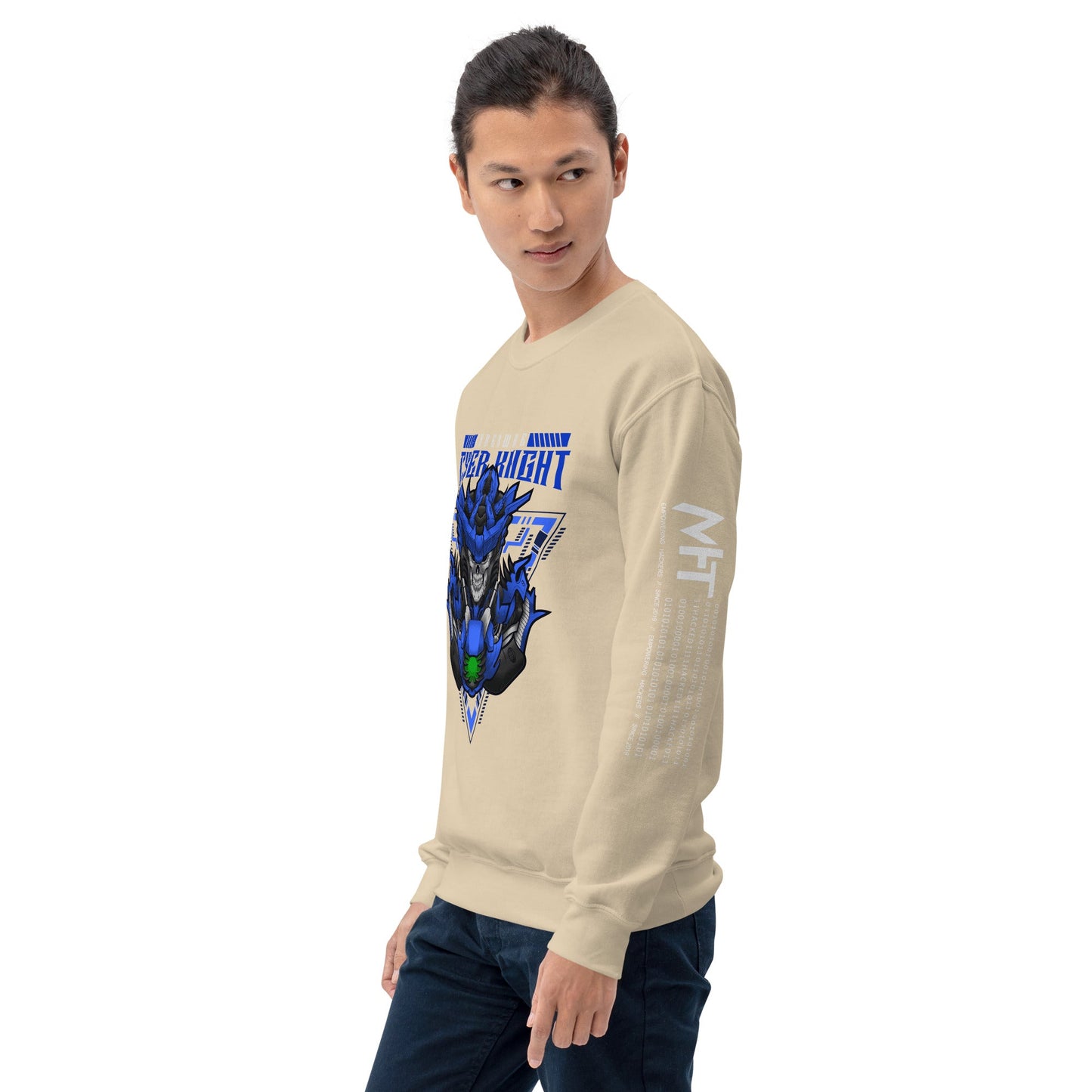 CyberWare Cyber knight - Unisex Sweatshirt by DarkByteGear