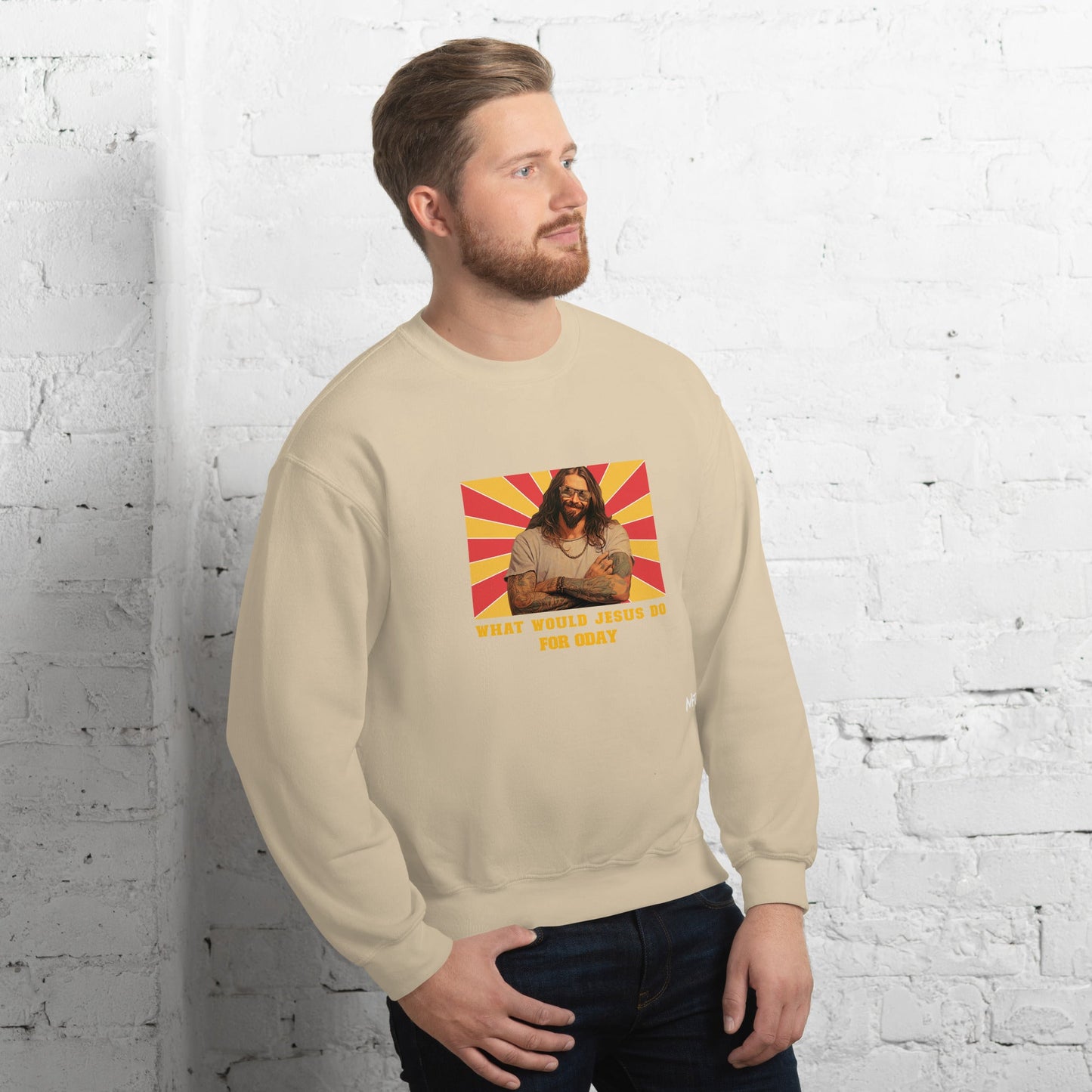 What would Jesus do for 0day v1 - Unisex Sweatshirt by DarkByteGear