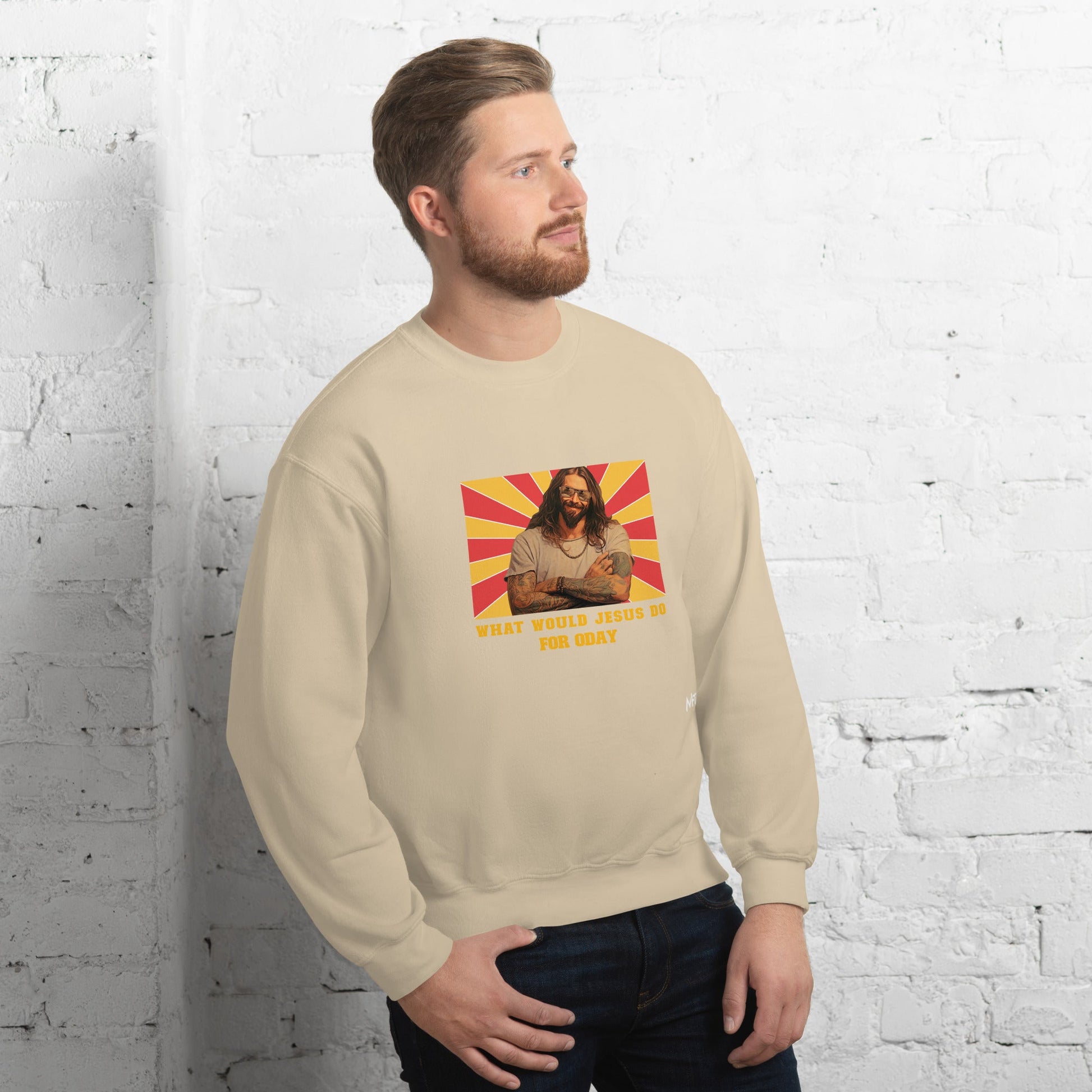 What would Jesus do for 0day v1 - Unisex Sweatshirt by DarkByteGear