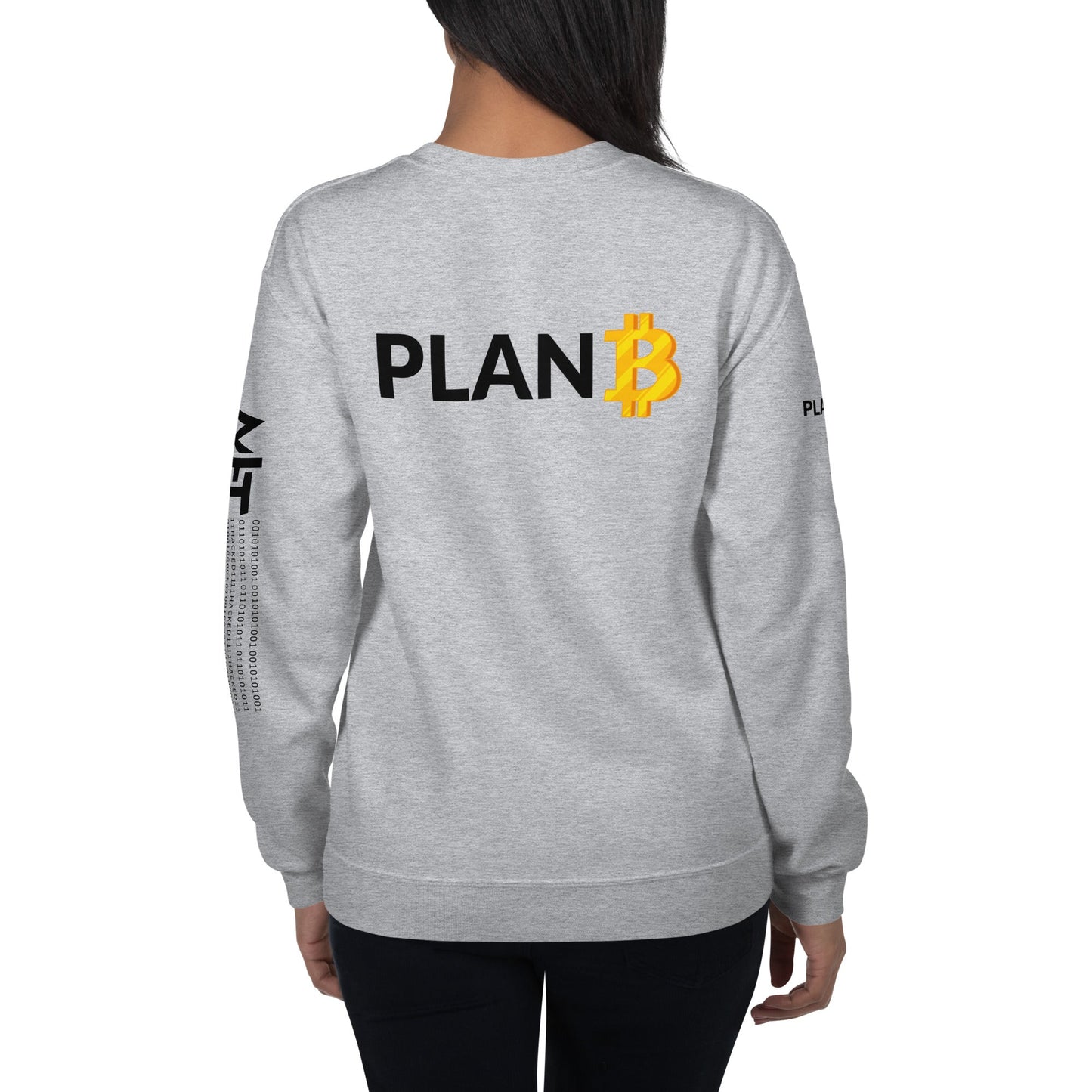 Plan B v1 - Unisex Sweatshirt (back print) by DarkByteGear
